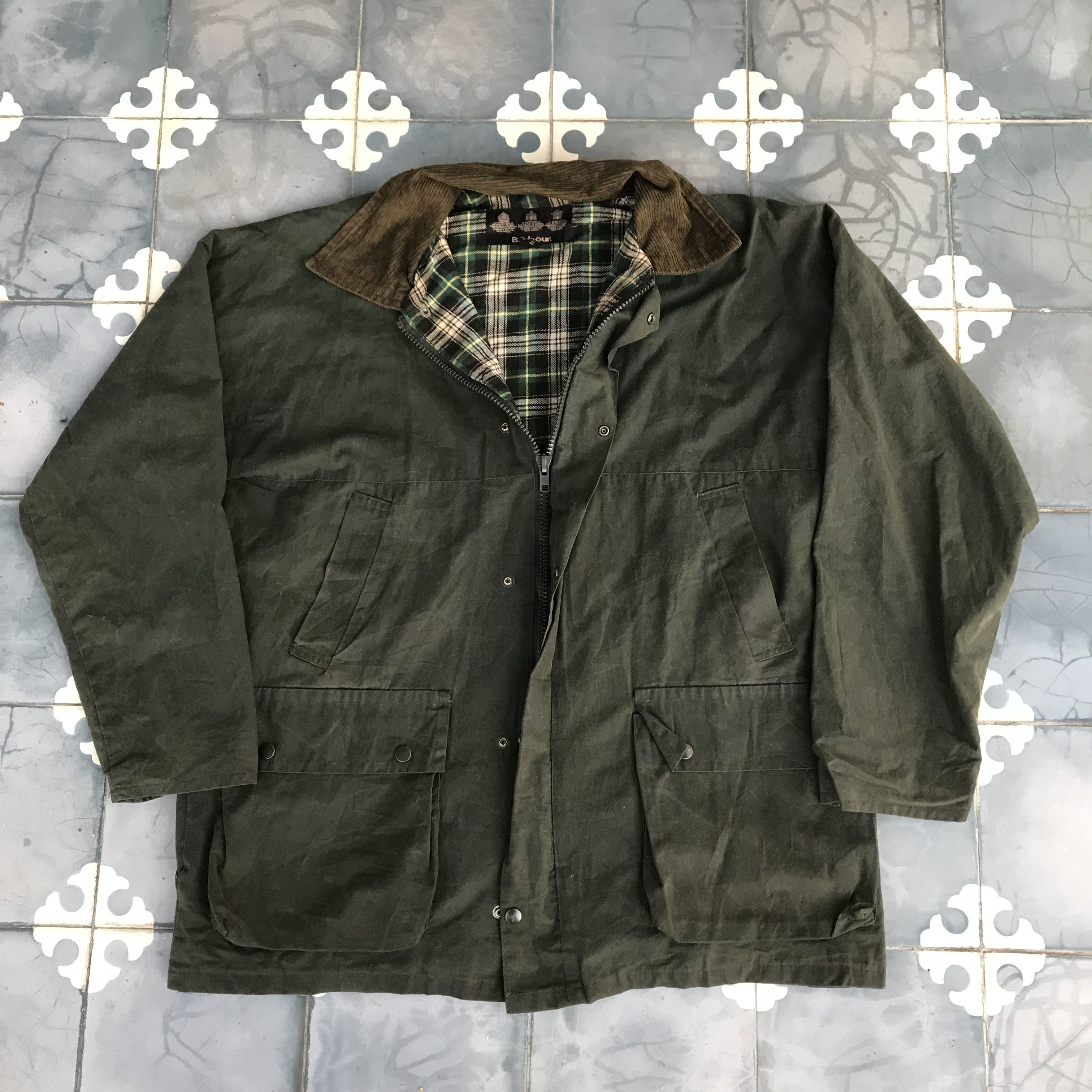 Barbour BARBOUR A100 Bedale Wax Jacket 4 Pocket 2 Crest Sage Green Size US L / EU 52-54 / 3 - 9 Thumbnail