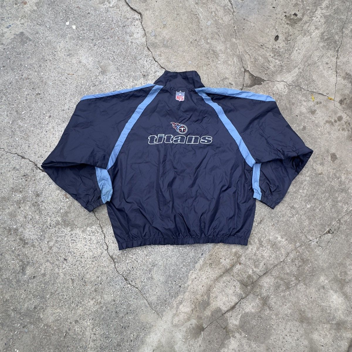 NFL × Reebok × Vintage Vintage Rare Reebok Titans team NFL track jacket Size US XL / EU 56 / 4 - 2 Thumbnail
