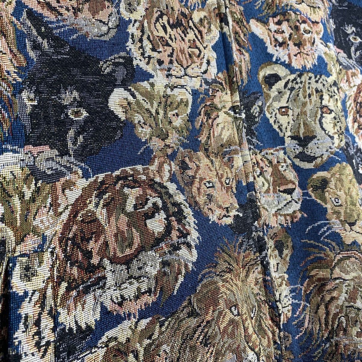 Japanese Brand Vintage Goblan Panther Lion Full Print Bomber Jacket Size US L / EU 52-54 / 3 - 8 Thumbnail
