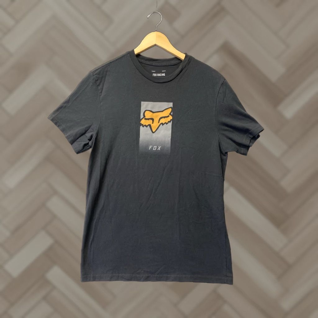 Fox Racing Fox Racing Graphic T-Shirt Black L Slim Logo Tee 100% Cotton Men Women’s /0044 Size L / US 10 / IT 46 - 1 Thumbnail