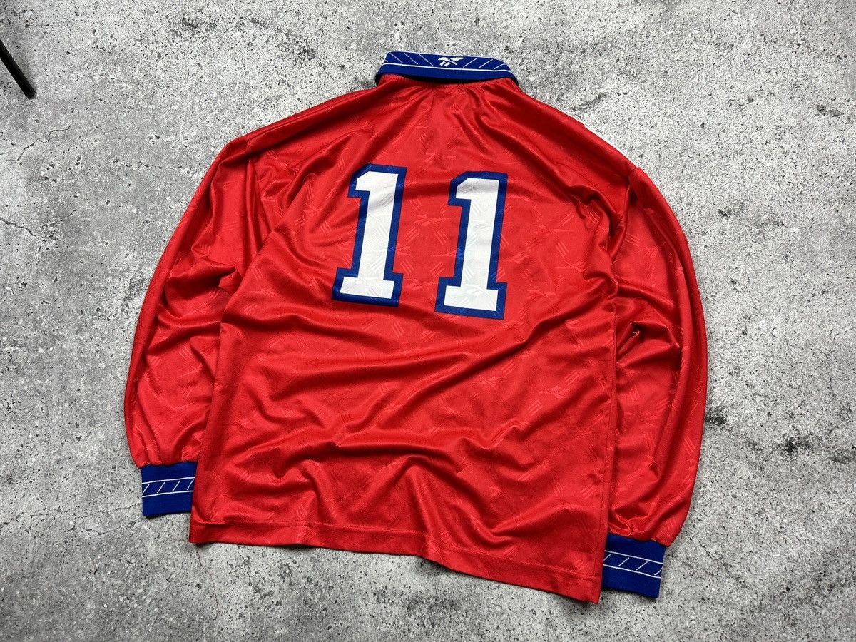 Reebok × Vintage Reebok Chile 1996 Salas Longsleeve Jersey Salas Size US L / EU 52-54 / 3 - 4 Thumbnail