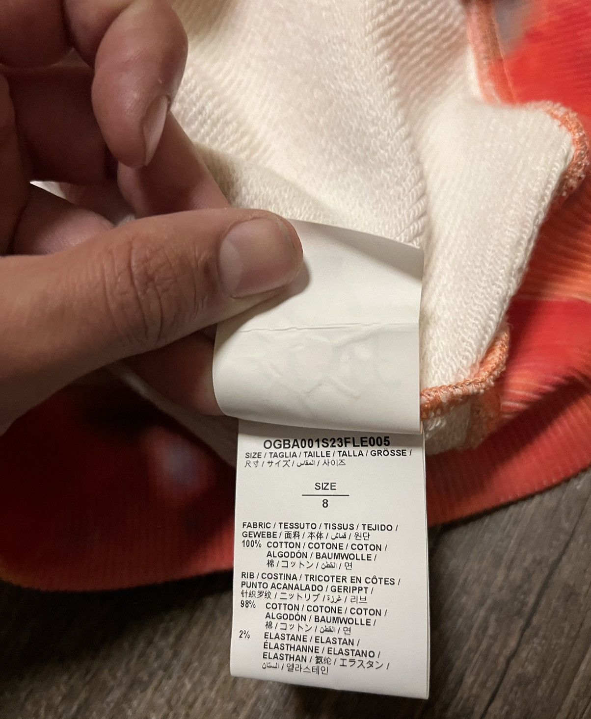 Off-White Off-White Kids Virgil Abloh Tie Dye Sweater Skirt Size 8 Size XXS / US 00 / IT 34 - 4 Thumbnail