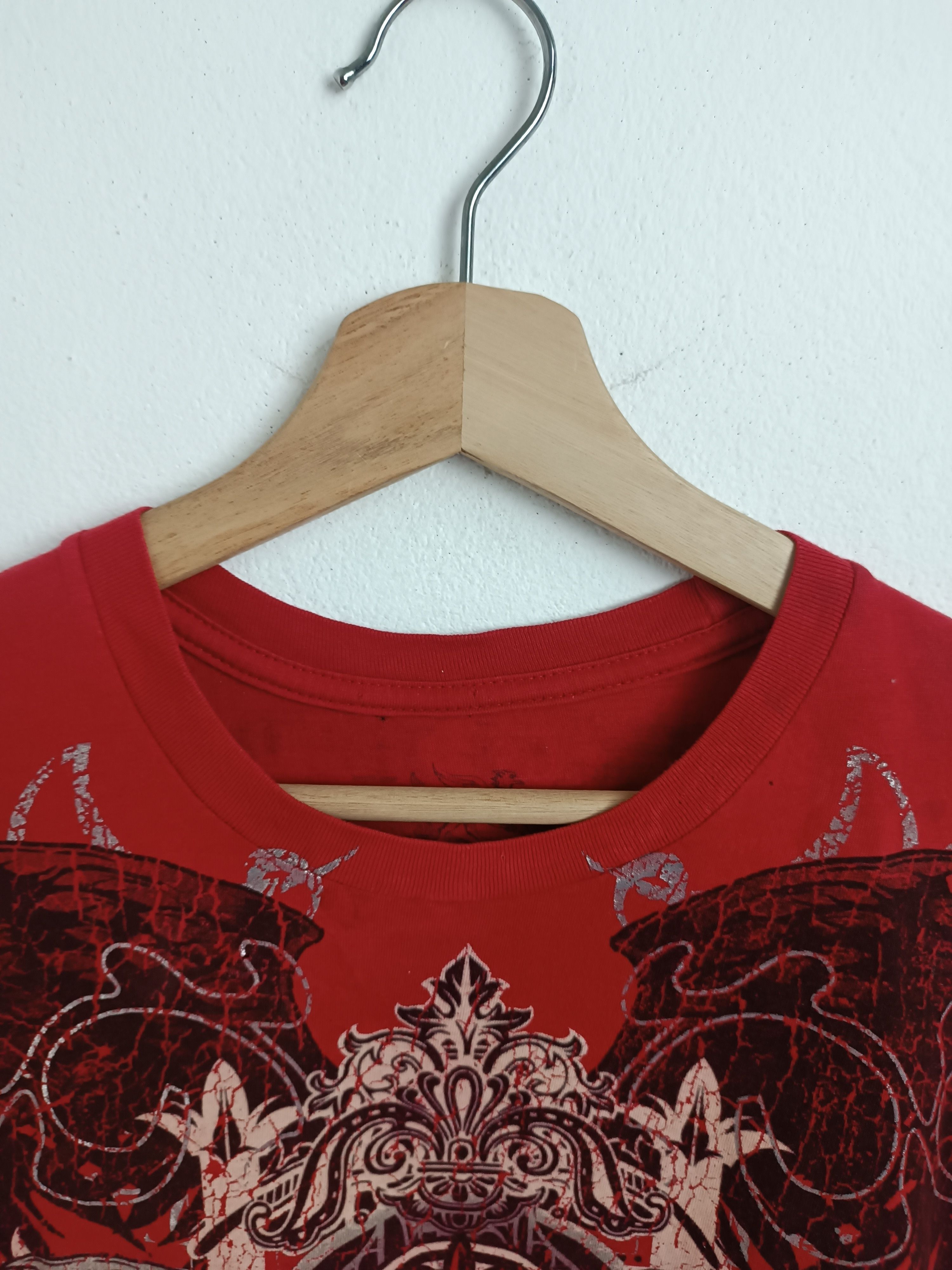 Affliction VINTAGE Y2K CHEMISTRY CROSS AFFLICTION MMA SKULL TAPOUT LGB Size US L / EU 52-54 / 3 - 14 Thumbnail