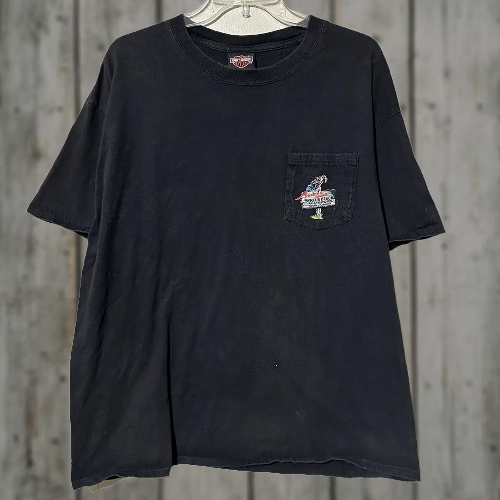 Harley Davidson Harley-Davidson Shirt XL Black Men Motorcycle Spring 2013 South Carolina Bike Week Size US XL / EU 56 / 4 - 1 Thumbnail