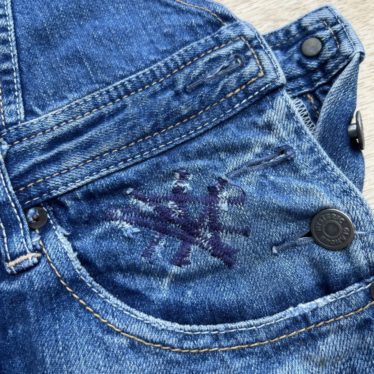 Hysteric Glamour HYSTERIC GLAMOUR OVERALL SHORT JAPANESE BRAND VINTAGE DENIM Size US 30 / EU 46 - 4 Thumbnail