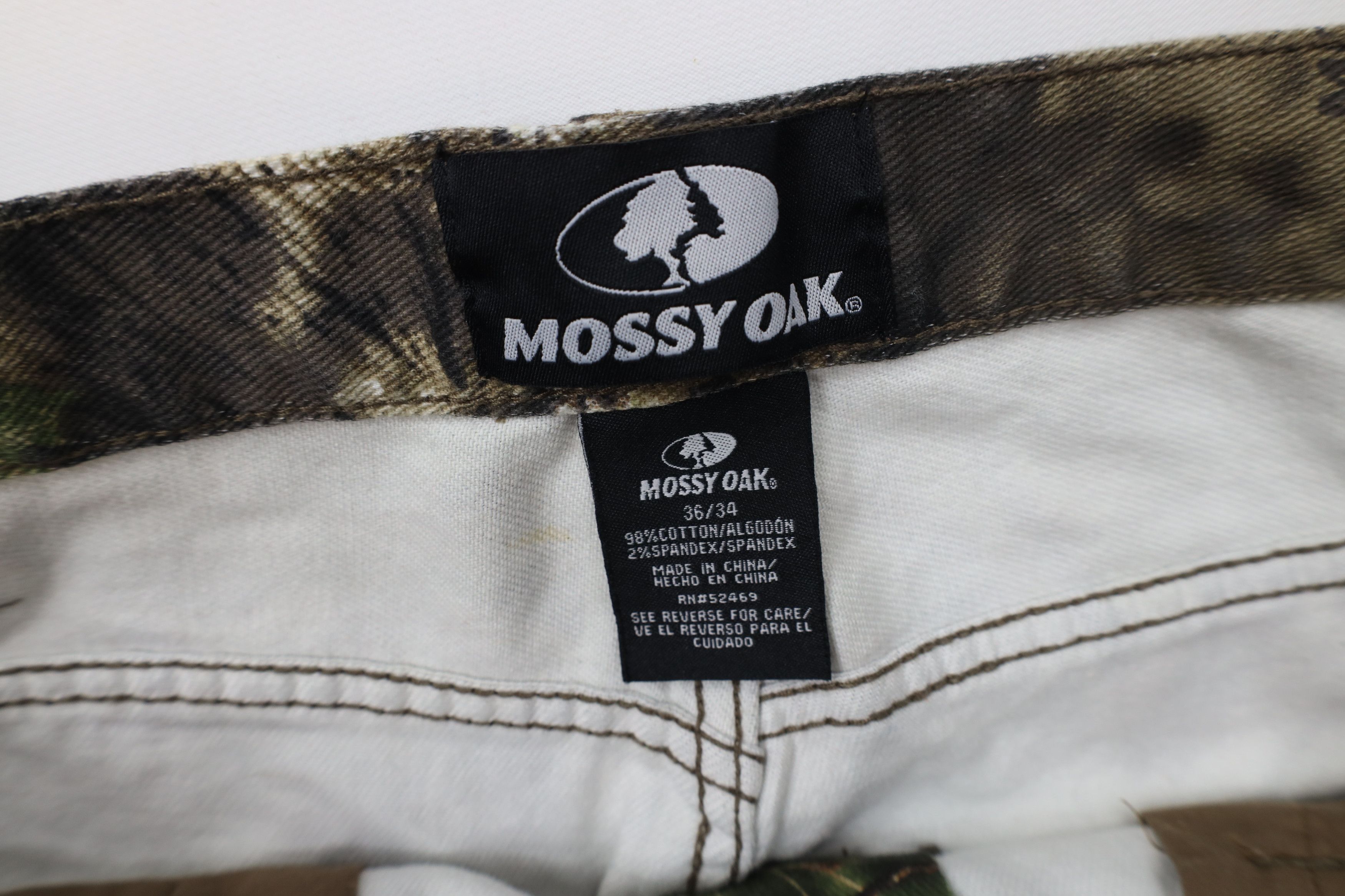Vintage Vintage Y2K Streetwear Mossy Oak Camouflage Wide Leg Jeans Size US 36 / EU 52 - 6 Thumbnail