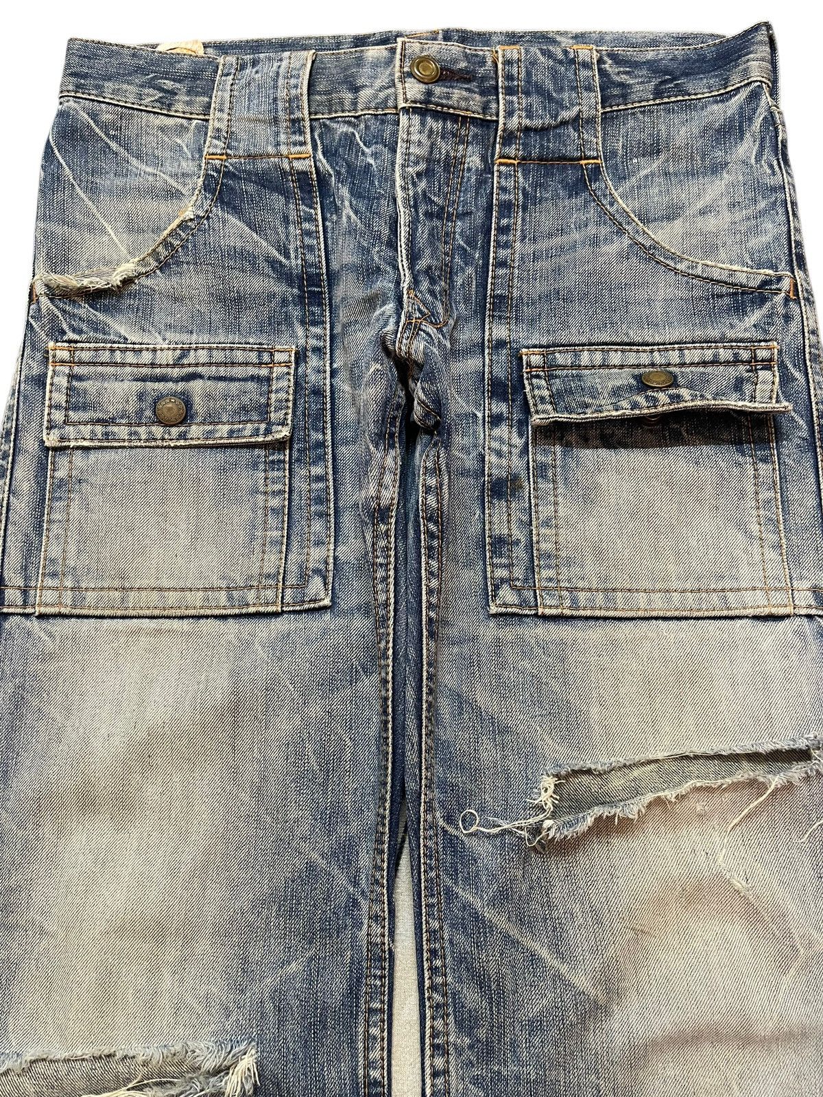 Hysteric Glamour Vintage Japanese Brand Bush Pants Thunder Wash Baggy Jeans Size US 32 / EU 48 - 3 Thumbnail