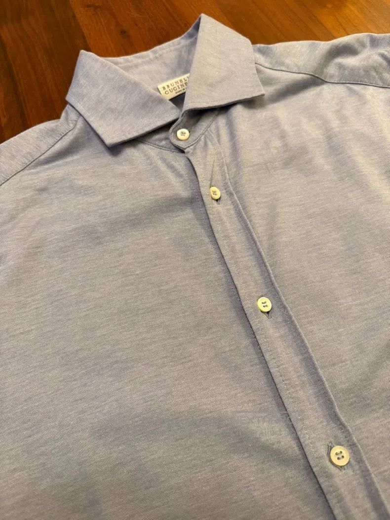 Brunello Cucinelli Brunello Cucinelli Shirt Size US L / EU 52-54 / 3 - 2 Thumbnail