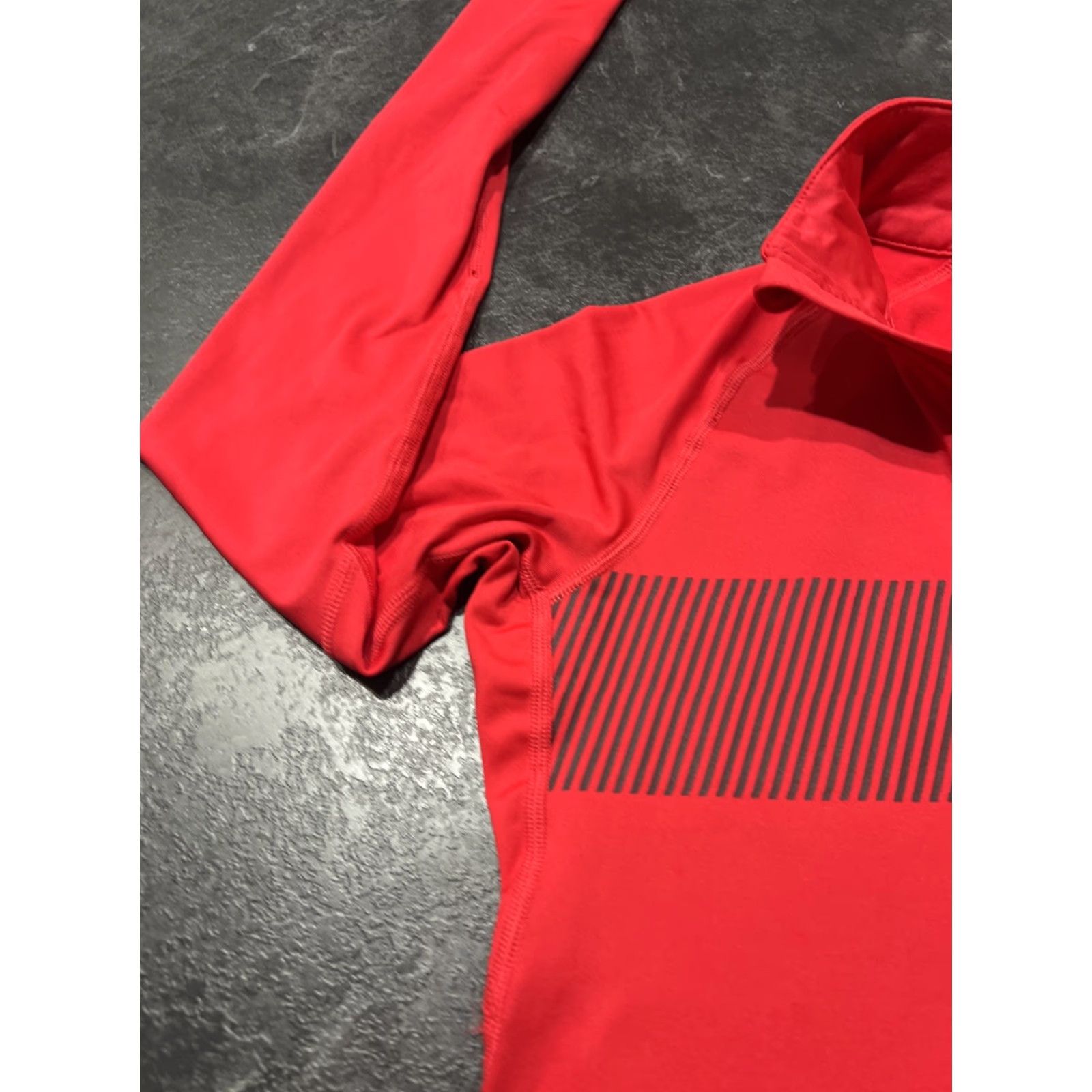 Nike Nike Livestrong Pro Combat 1/4 Zip Top Pink Red Womens M Activewear Compression Long Sleeve Size M / US 6-8 / IT 42-44 - 6 Thumbnail