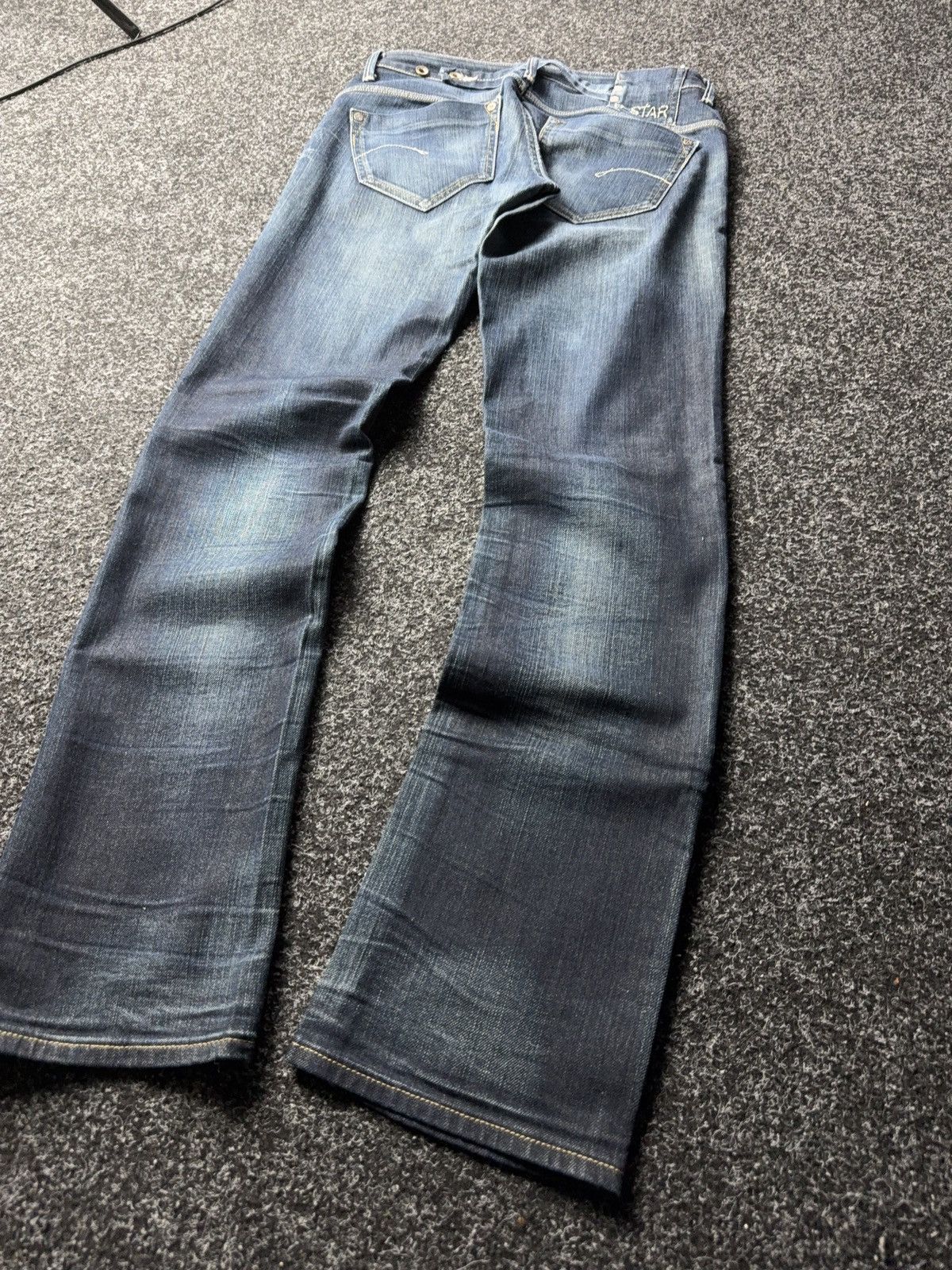 G-Star Retro Y2K 00s G-Star RAW l Vintage Distressed Denim Jeans Size 28" / US 6 / IT 42 - 12 Thumbnail