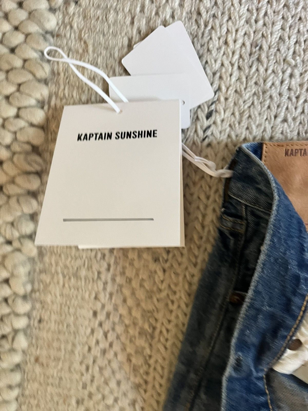 Kaptain Sunshine 5p zipper front denim pants Size US 34 / EU 50 - 5 Thumbnail