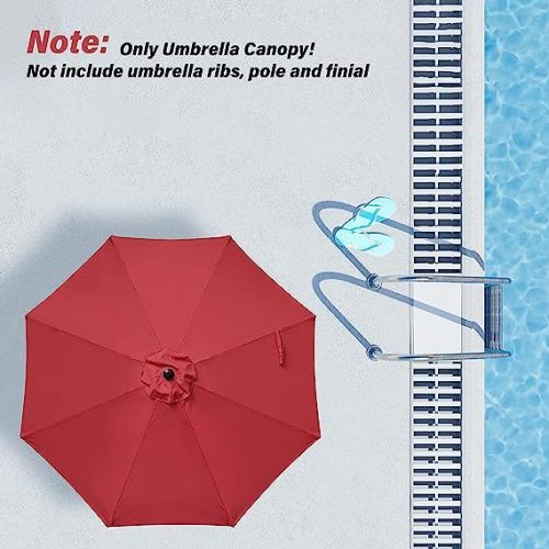 Designer × Homemade 9' Patio Umbrella Replacement Canopy Outdoor Table Market Ya Size US L / EU 52-54 / 3 - 2 Thumbnail