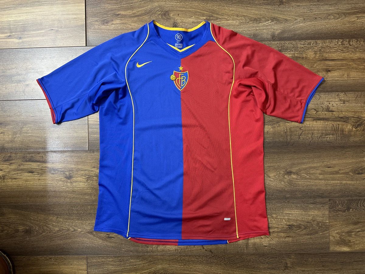 Nike 2004-2006 Basel 1893 home jersey nike total 90 shirt sz XXL Size US XXL / EU 58 / 5 - 1 Thumbnail