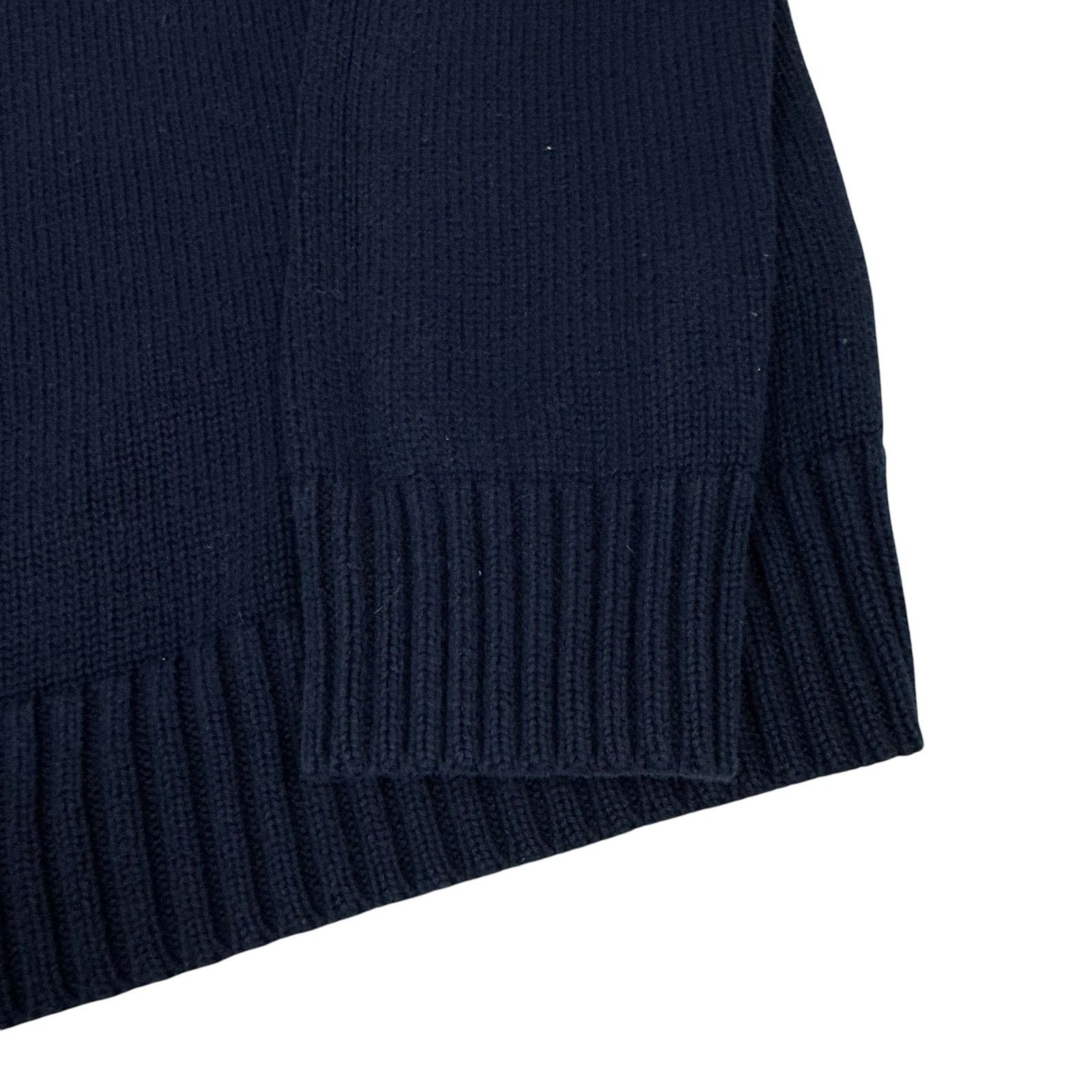 Polo Ralph Lauren × Vintage Polo Ralph Lauren Men's Navy Cotton Pullover Sweater Small Size US S / EU 44-46 / 1 - 7 Thumbnail