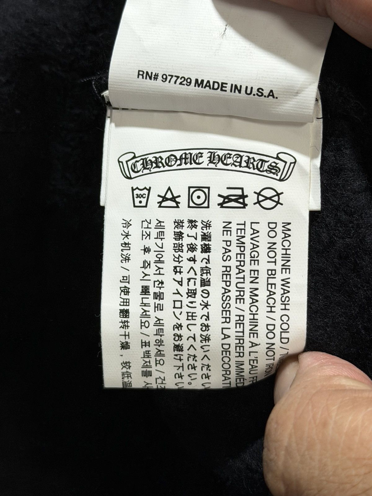 Chrome Hearts Chrome Hearts - Blue Spellout Sleeves Pullover Size US S / EU 44-46 / 1 - 18 Thumbnail