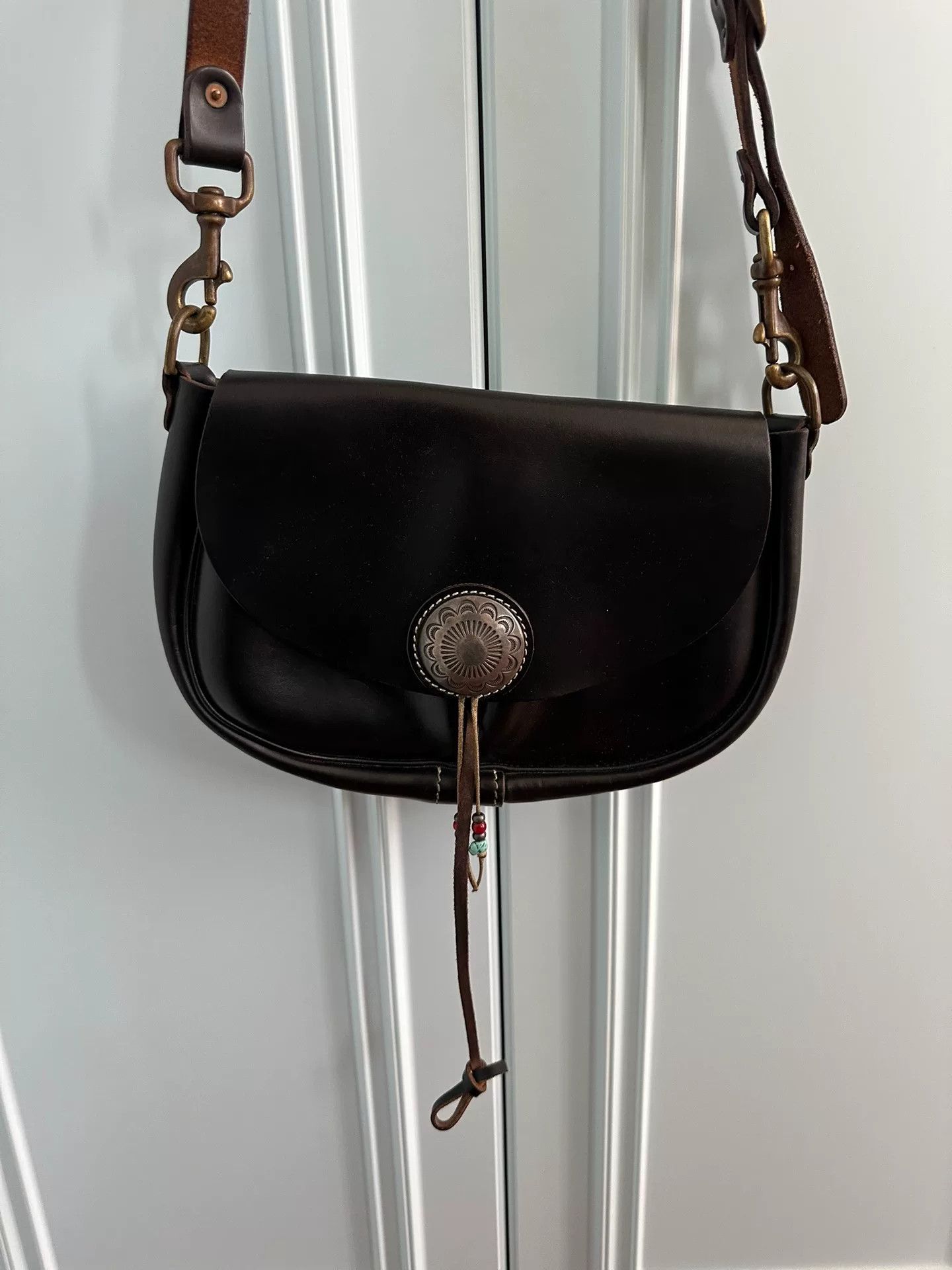John Hardy Lucky John Style Horween Leather Crossbody Bag Size ONE SIZE - 1 Thumbnail
