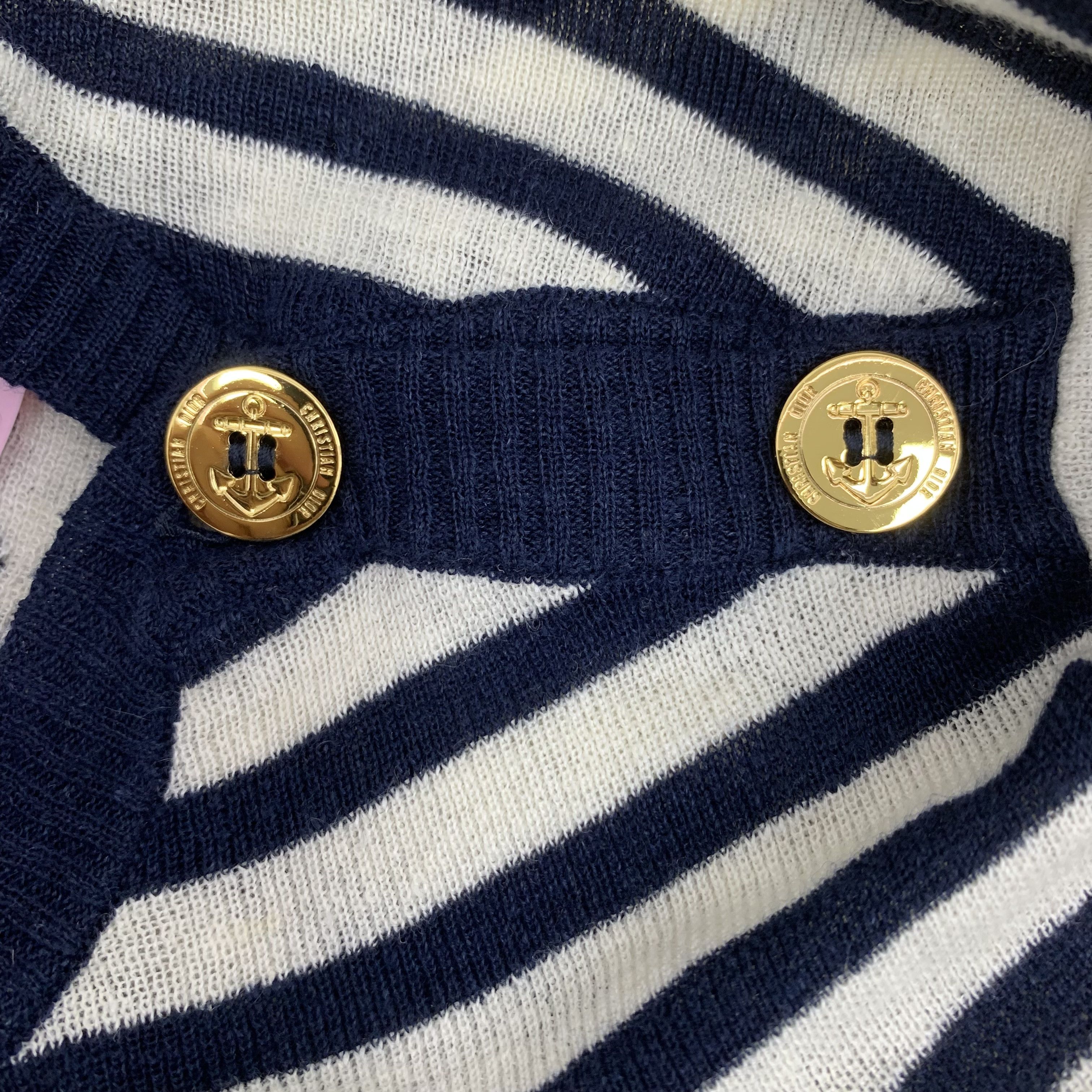 Dior Christian Dior Knitwear Colorblock Sweater (Size 34/XXS) Size XXS / US 00 / IT 34 - 5 Thumbnail