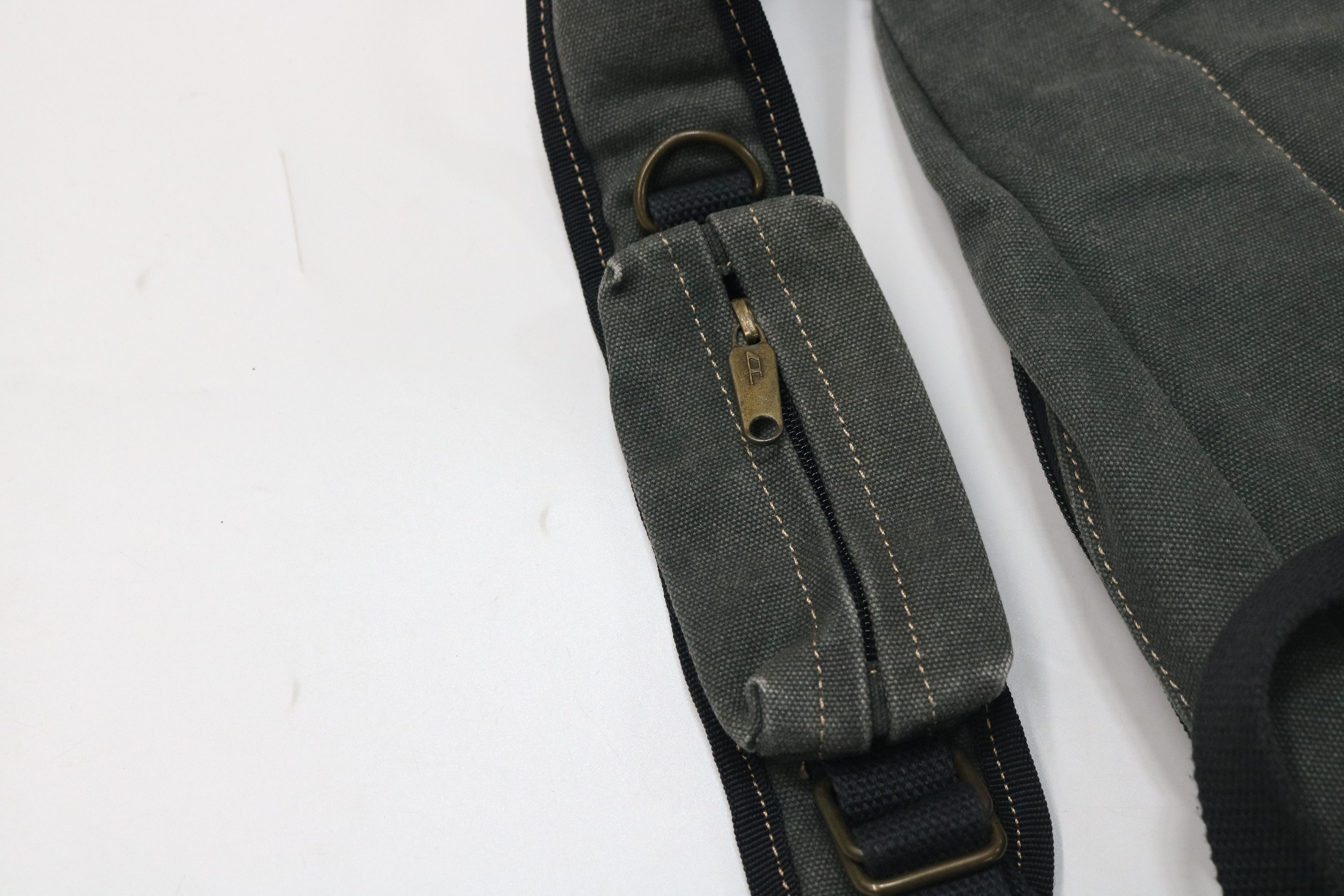 Diesel DIESEL Leather & Canvas Combo Hip Bag Size ONE SIZE - 8 Thumbnail