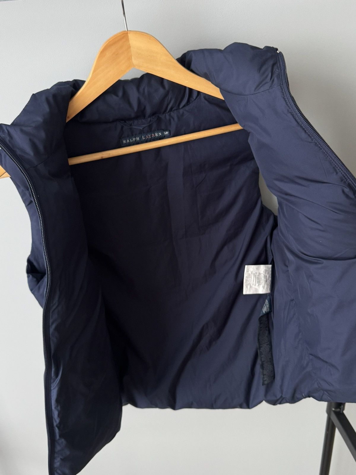 Polo Ralph Lauren Vintage Polo Ralph Lauren Puffer Vest Navy Dark Blue Size S Size S / US 4 / IT 40 - 12 Thumbnail