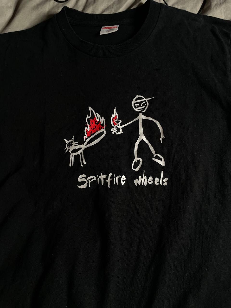 Spitfire × Supreme Supreme Spitfire Cat Tee Black Size M T-Shirt y2k Size US M / EU 48-50 / 2 - 4 Thumbnail