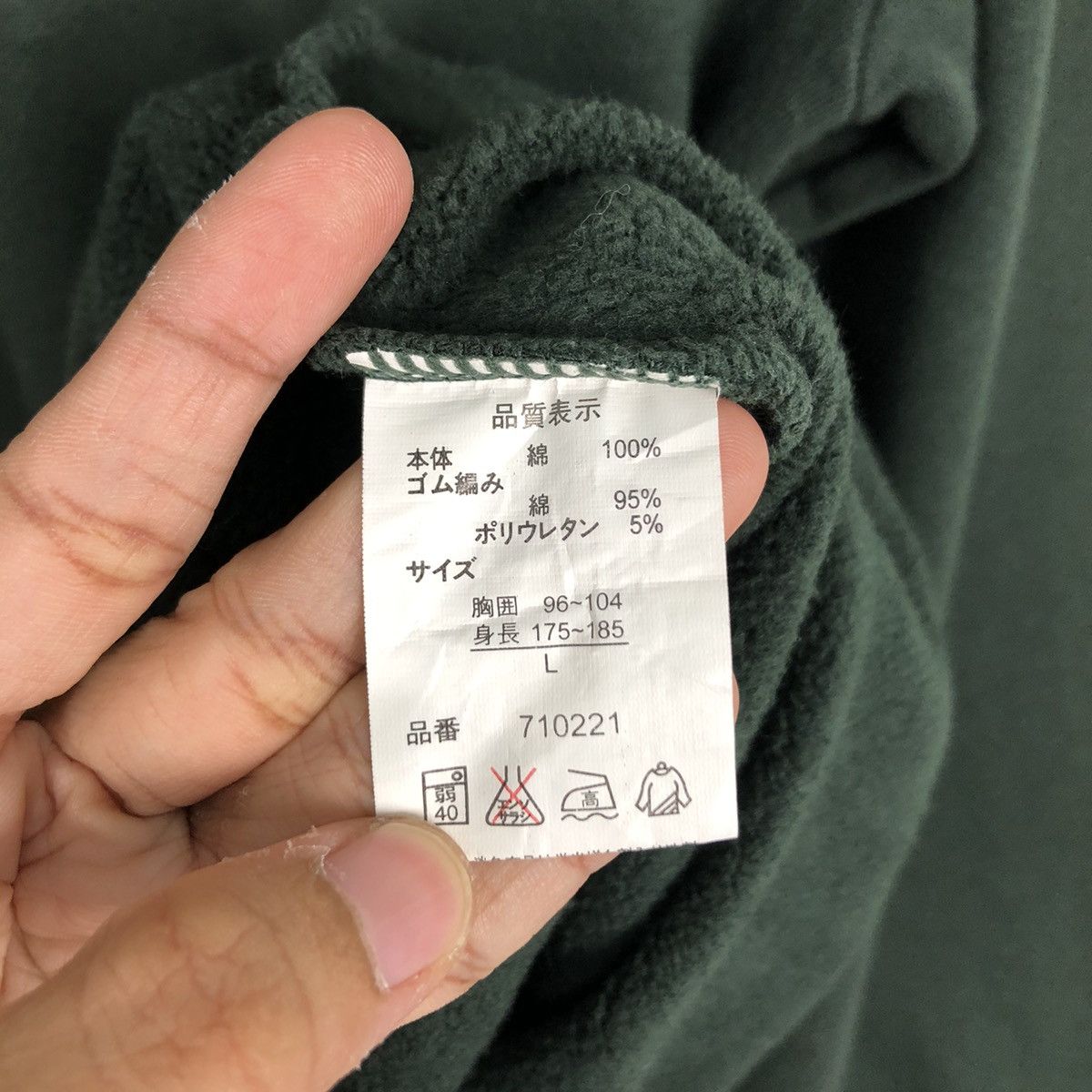 Lyle & Scott × Vintage Vintage Lyle & Scott Sweatshirt Jumper Button Up Green M Size US M / EU 48-50 / 2 - 13 Thumbnail