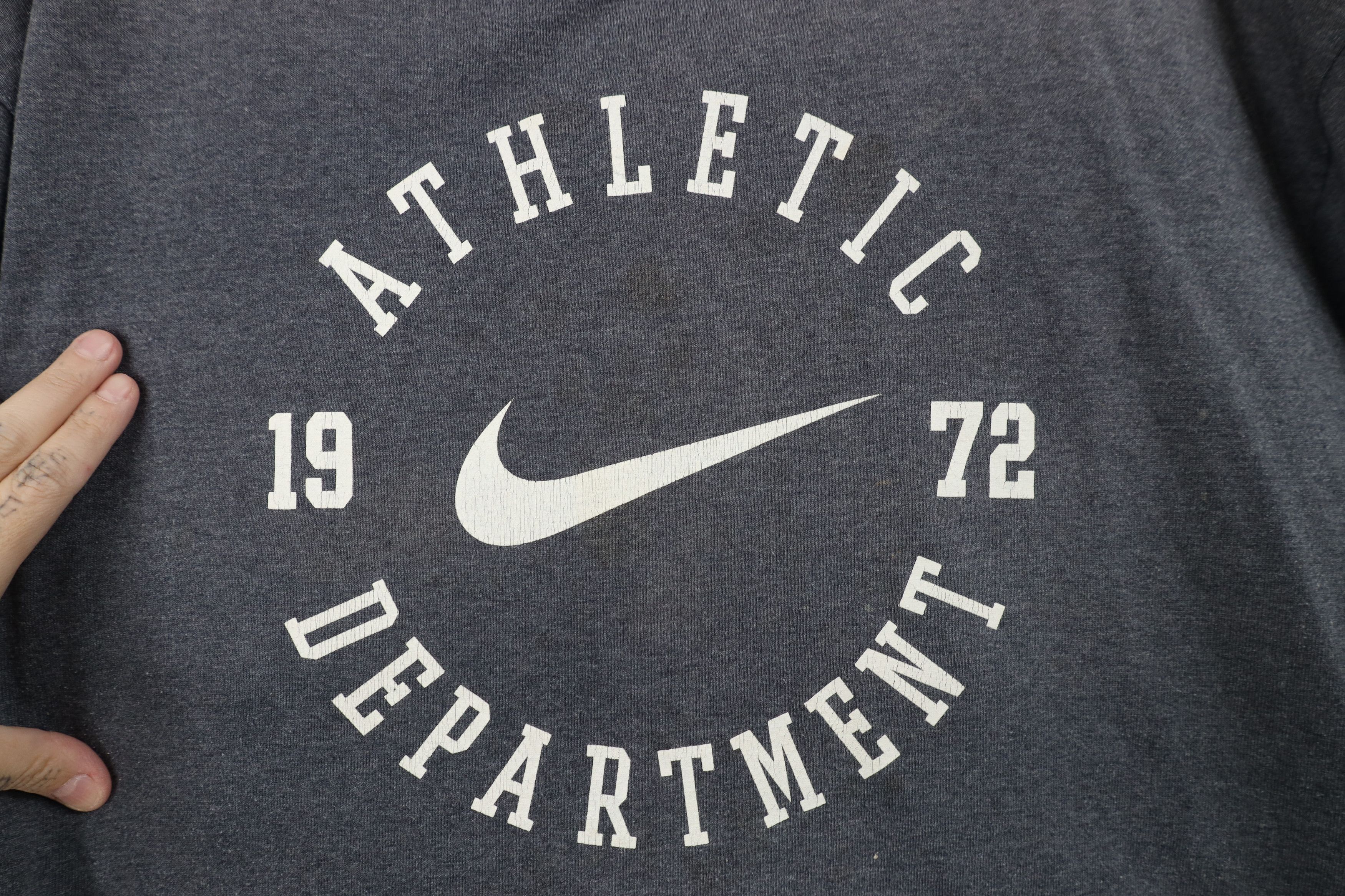 Nike Y2K Nike Sportswear Travis Scott Center Swoosh T-Shirt Gray Size US XXL / EU 58 / 5 - 4 Thumbnail