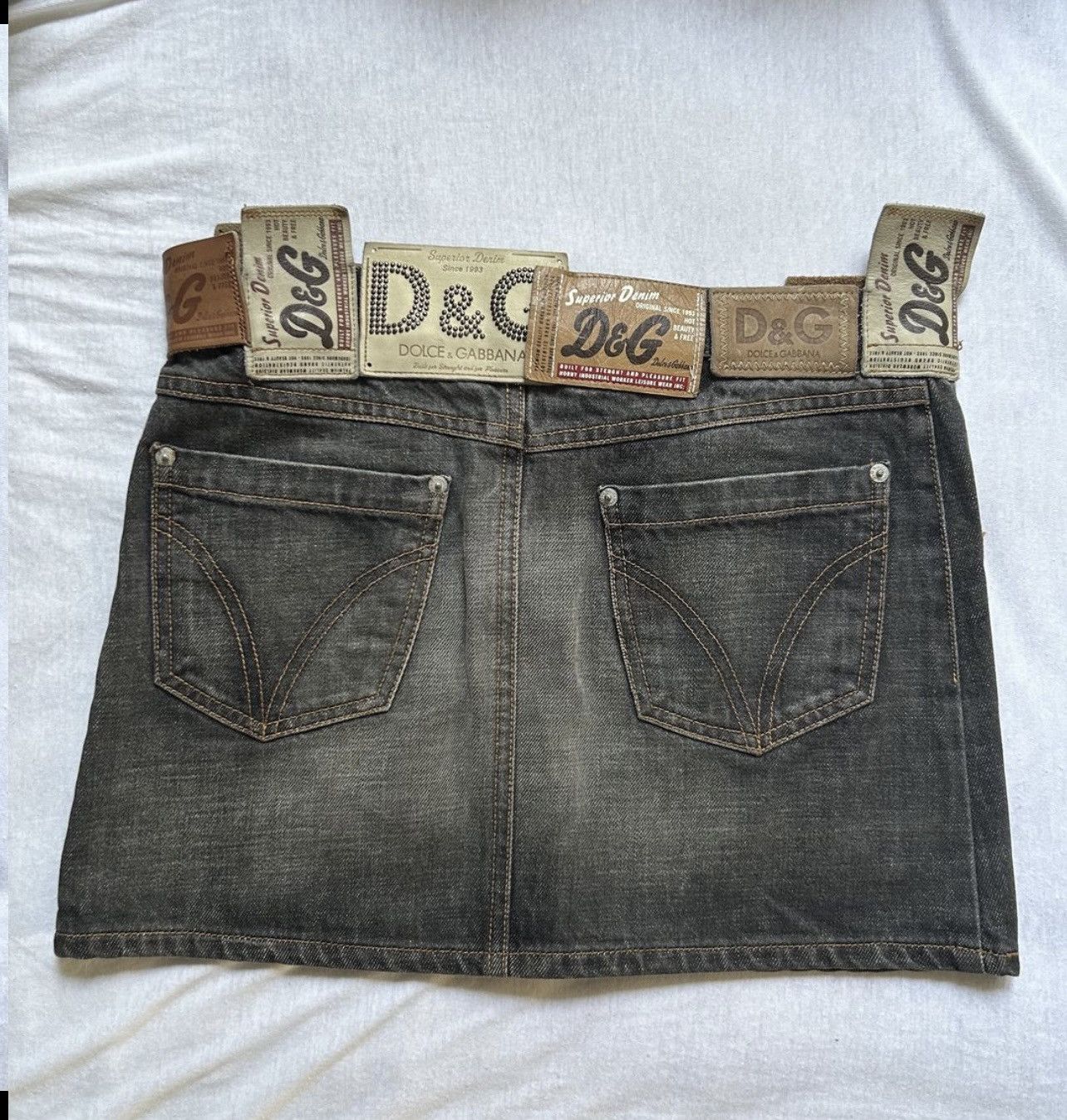Dolce & Gabbana D&G labeled mini skirt Size 27" / US 4 / IT 40 - 2 Thumbnail