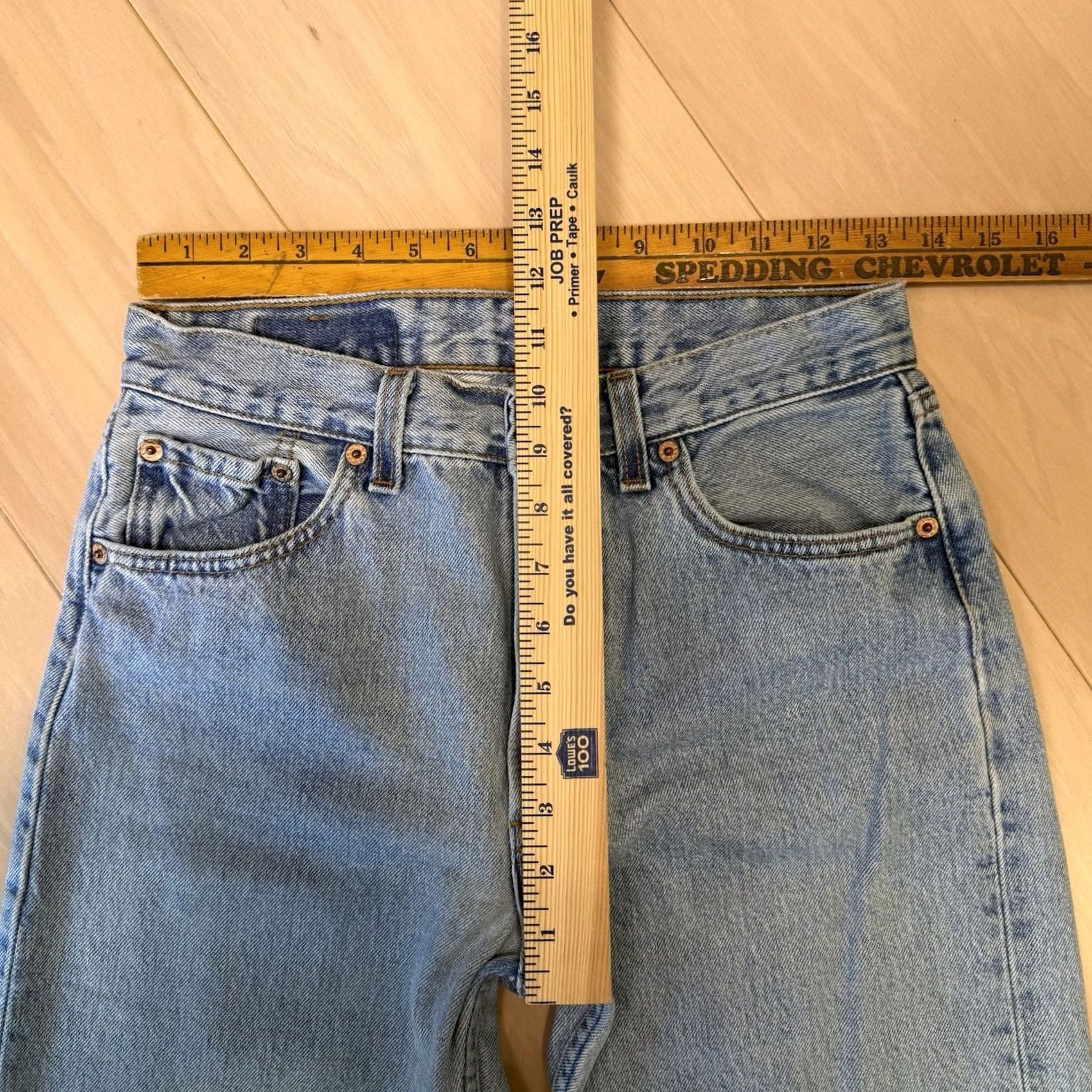 Levi's VINTAGE Levi's 501 Jeans 26 Blue Straight Leg 90s Denim For Women Non Selvedge Levi'S 501 Series 5-Pocket Design Button Closure Size 26" / US 2 / IT 38 - 5 Thumbnail