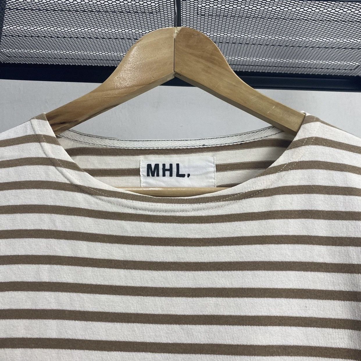 Margaret Howell MHL Margaret Howell Striped Long Sleeve Breton Tee Size US S / EU 44-46 / 1 - 9 Thumbnail