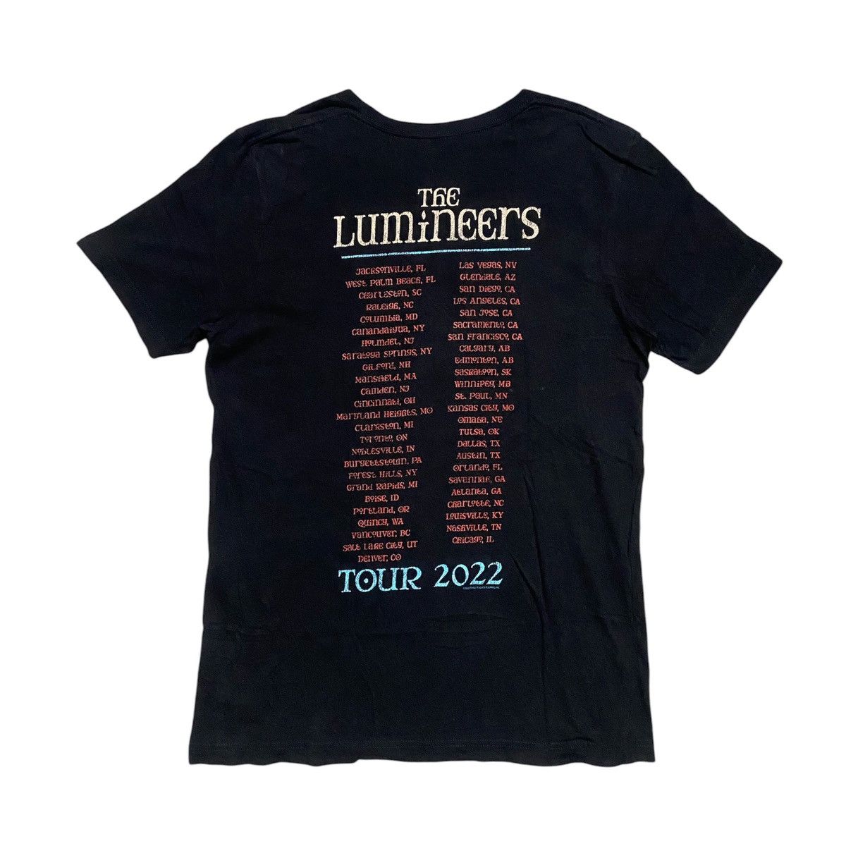 Band Tees The Lumineers American Tour Tee Size US M / EU 48-50 / 2 - 2 Thumbnail