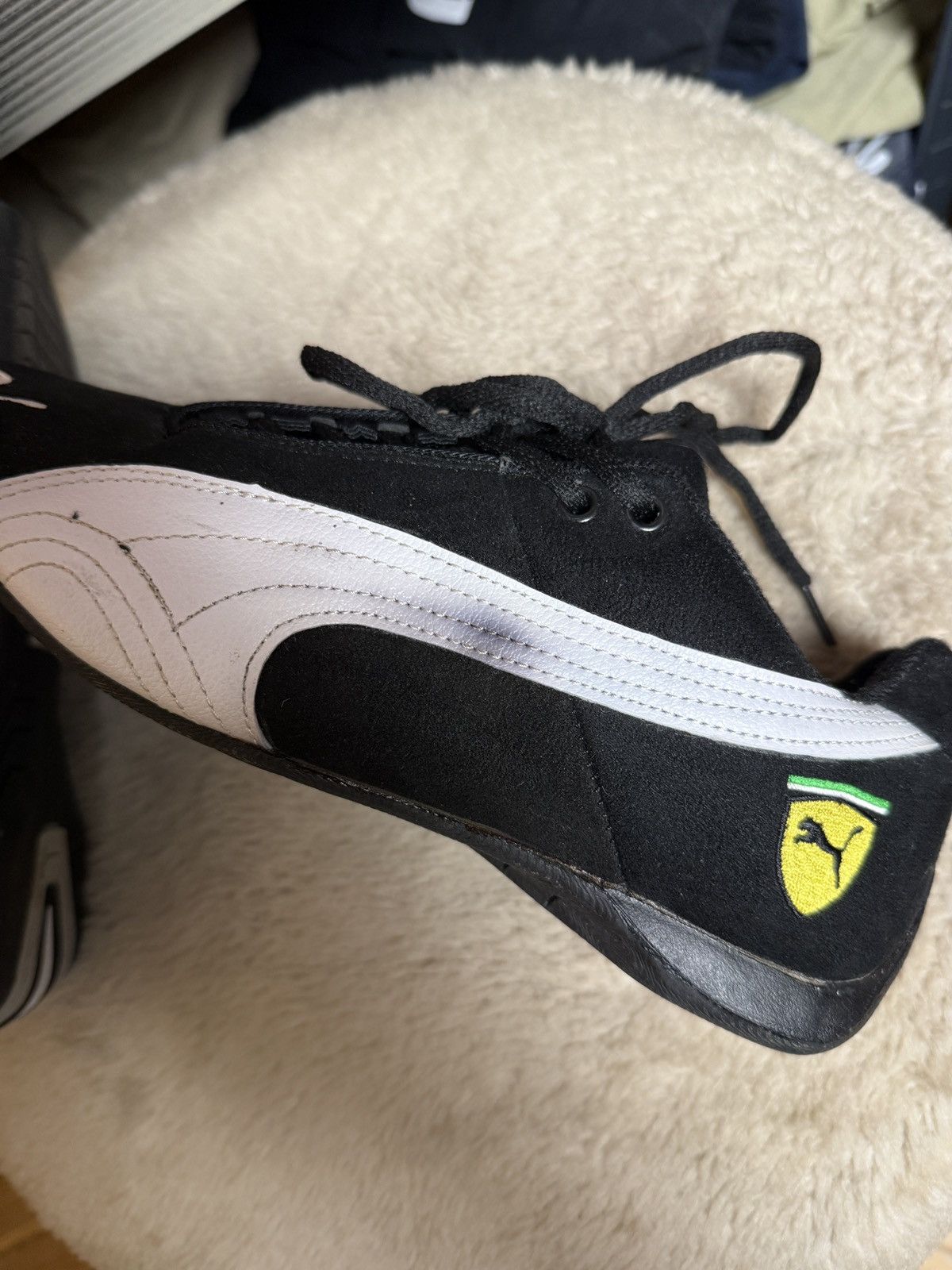 Ferrari × Puma Vintage Puma Speedcat Racing Suede Y2K Sneakers Size US 7 / EU 40 - 10 Thumbnail