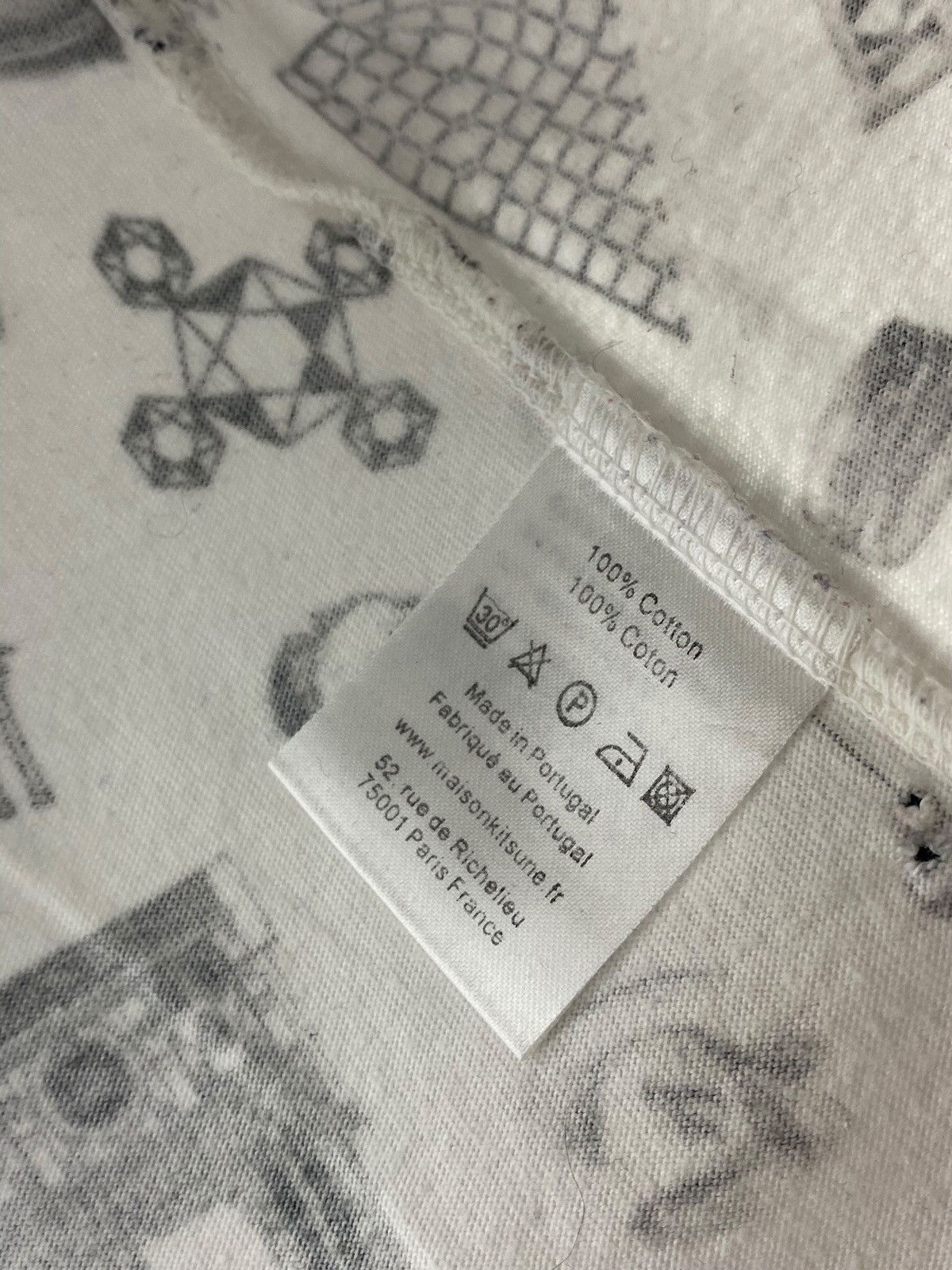 Maison Kitsune Maison Kitsune Overprint Short Sleeve T-shirt Size US M / EU 48-50 / 2 - 10 Thumbnail