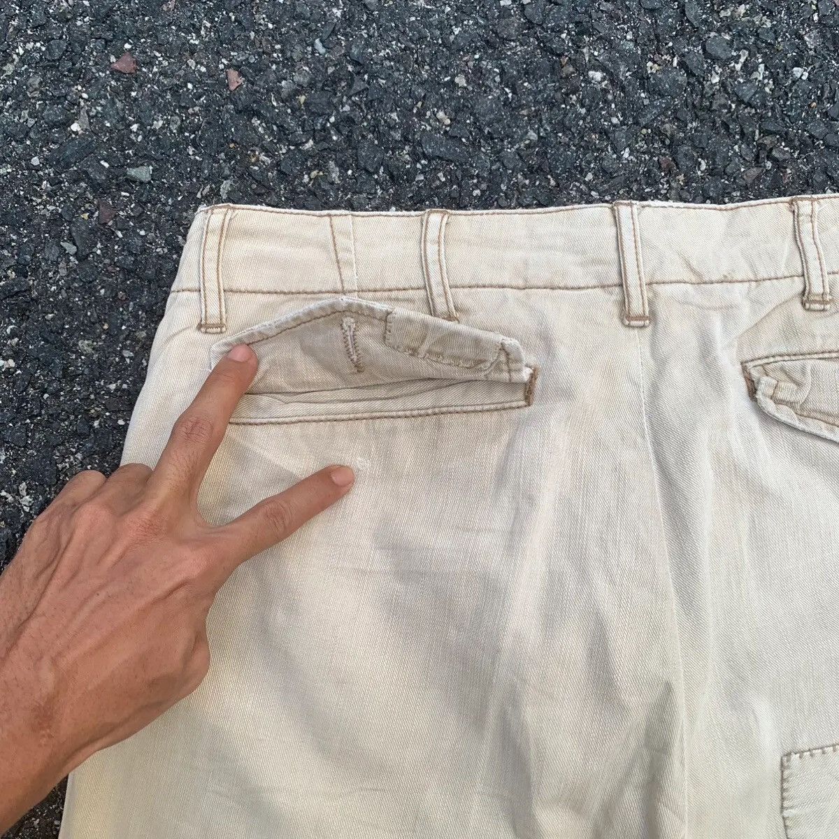 Polo Ralph Lauren × Ralph Lauren POLO RALPH LAUREN TROUSERS PATCHWORK RUGGED PANTS NICEDESIGN Size US 29 - 15 Thumbnail