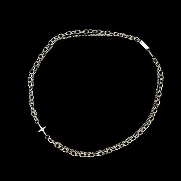 Jewelry Double Layer STAR Chain Size ONE SIZE - 2 Thumbnail
