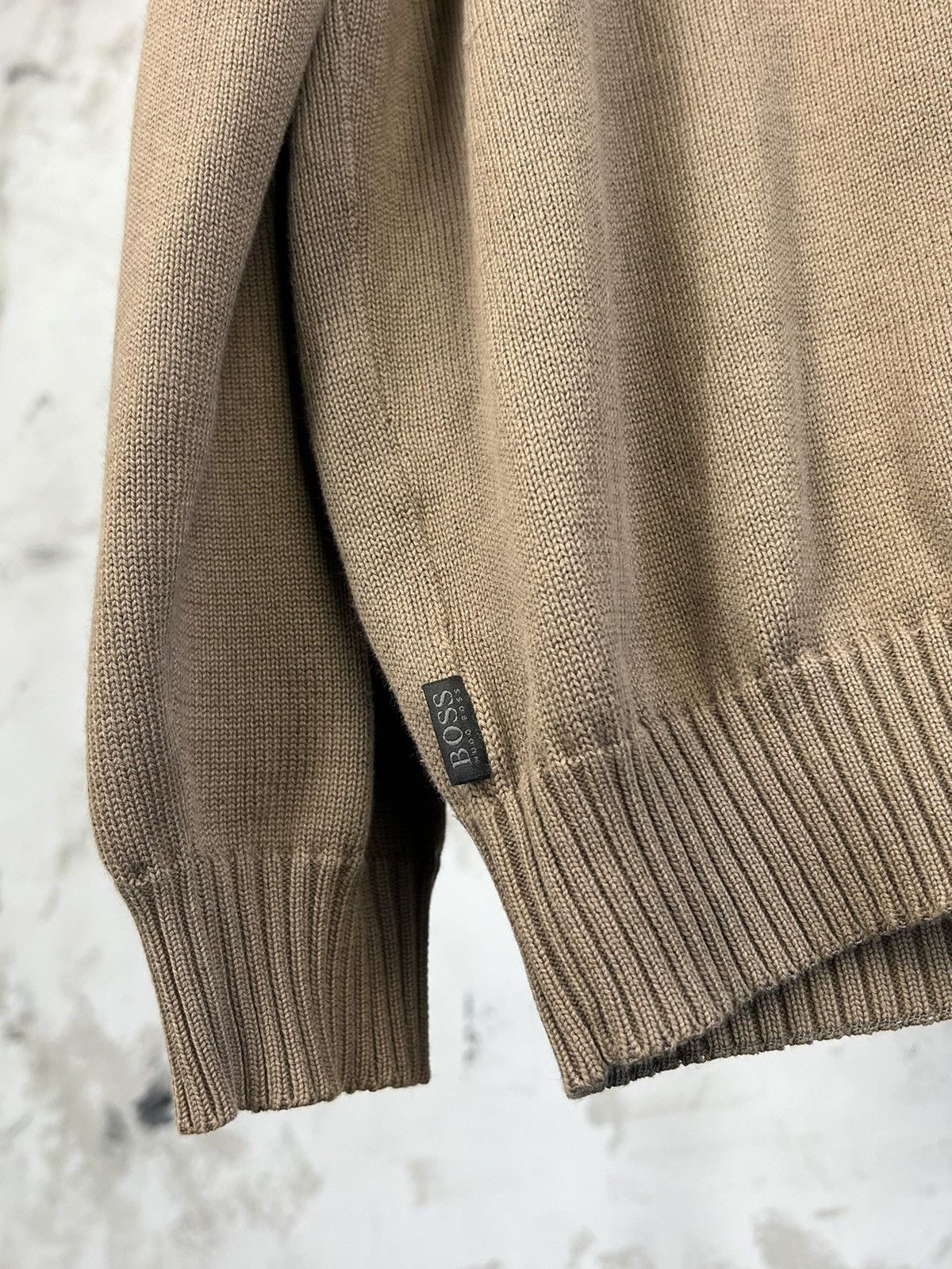 Hugo Boss Vintage Hugo Boss Zip-Up Knit Sweater Size M - L Size US M / EU 48-50 / 2 - 8 Thumbnail