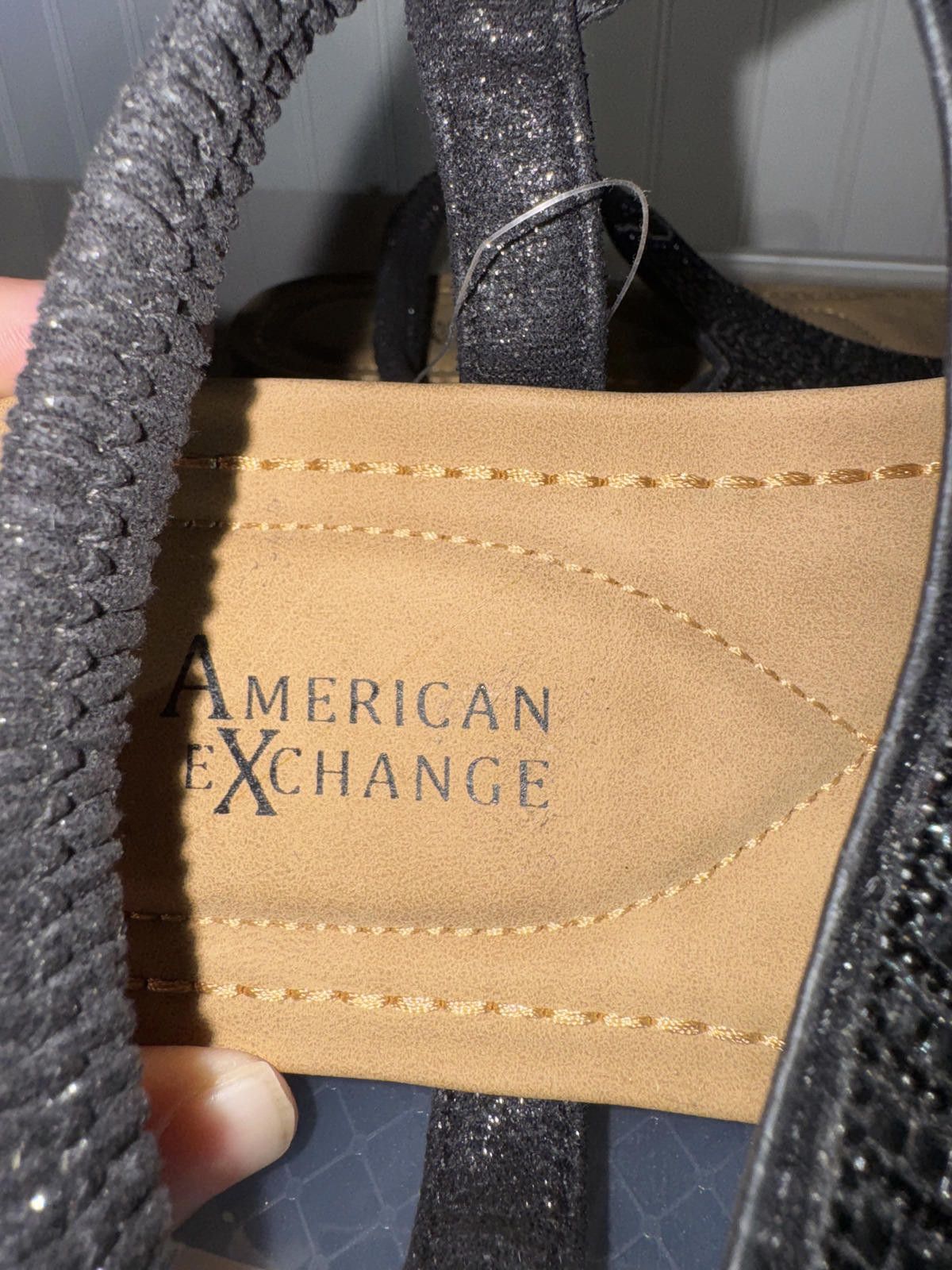 Other American Exchange Women's Black Beaded Sandals Size 10 Size US 10 / IT 40 - 3 Thumbnail