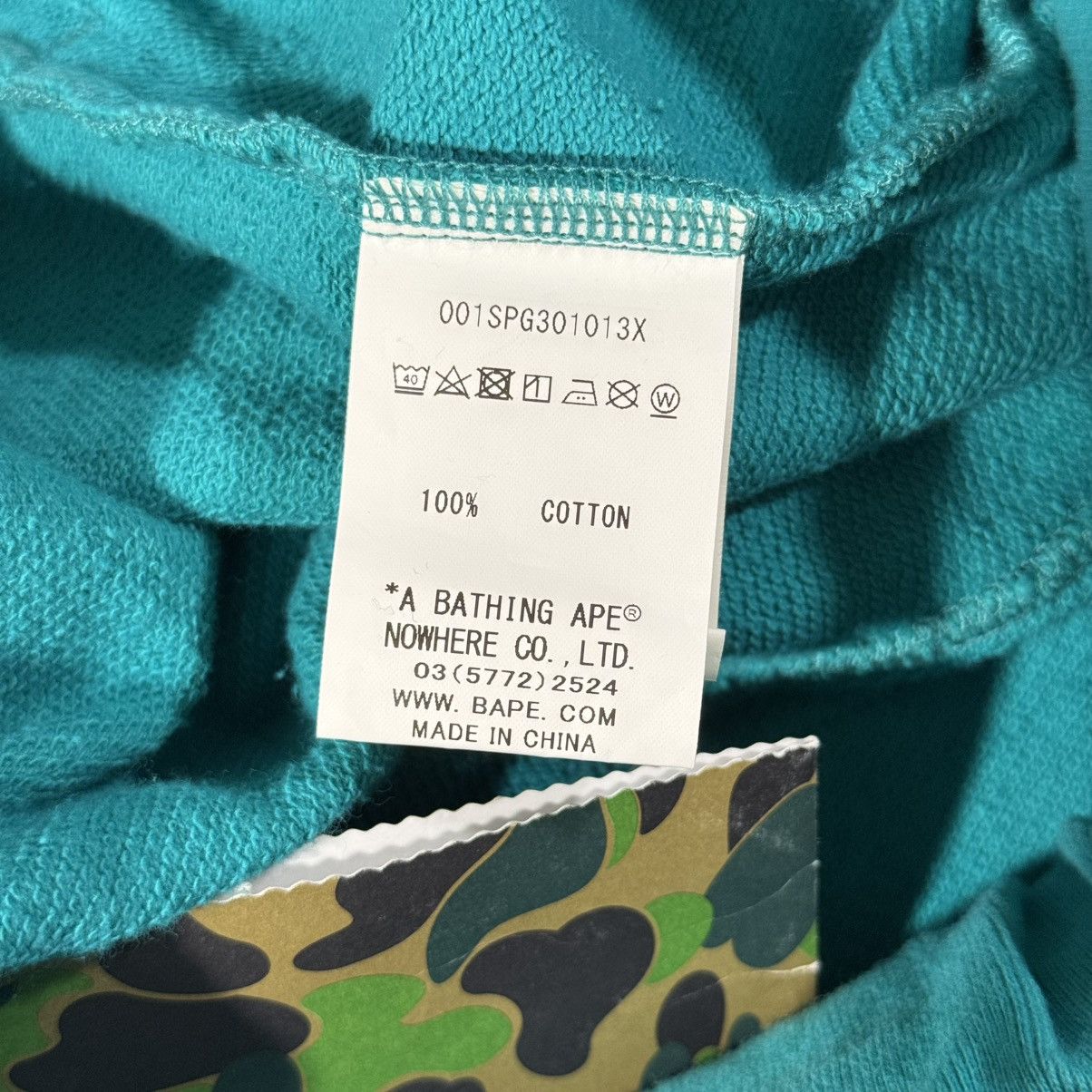 Bape Bape shark sweat shorts teal Size US 34 / EU 50 - 10 Thumbnail