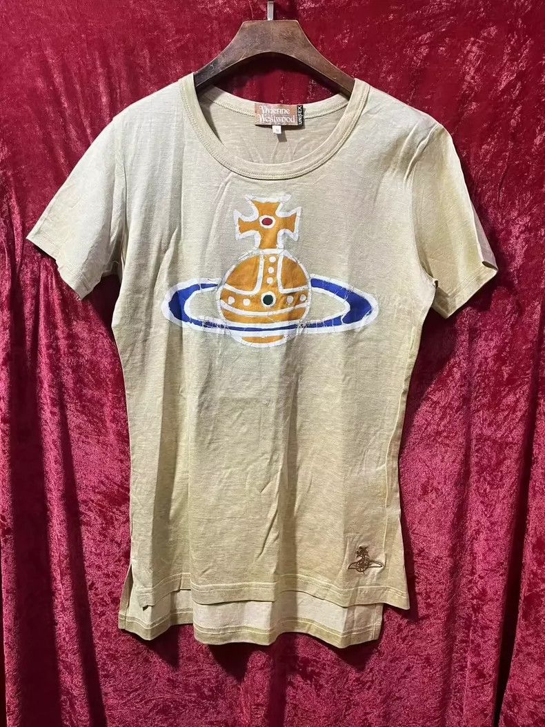 Vivienne Westwood Vivienne Westwood Light yellow short sleeves Size S / US 4 / IT 40 - 1 Thumbnail