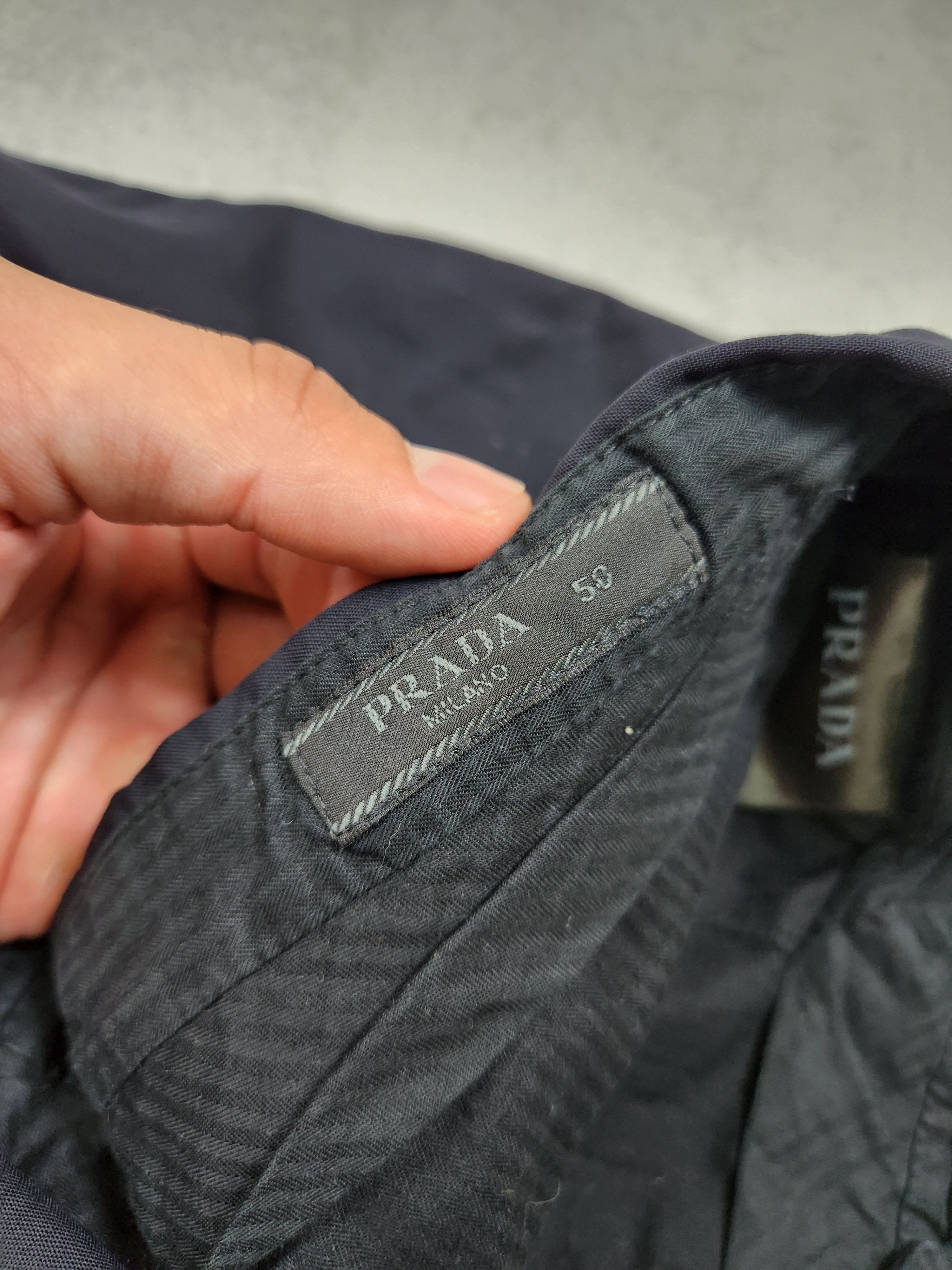Prada Prada Dark Navy Classic Formal Pants Trousers Size US 34 / EU 50 - 5 Thumbnail