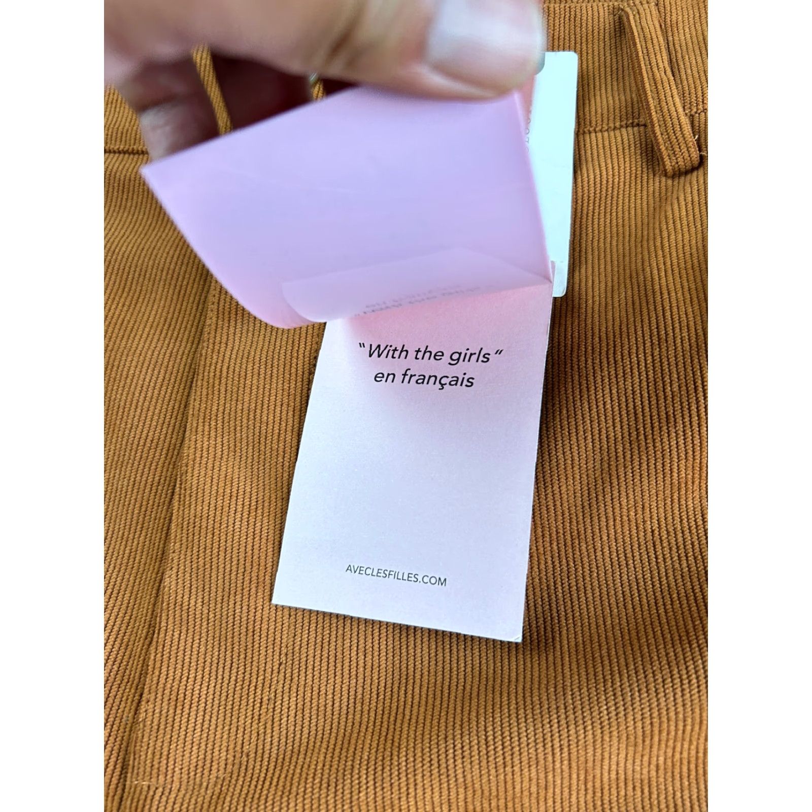 Anthropologie Anthropologie Pants Flare Wide-Leg XL Brown Corduroy With Pockets Vintage No Size 40" / US 18 - 4 Thumbnail