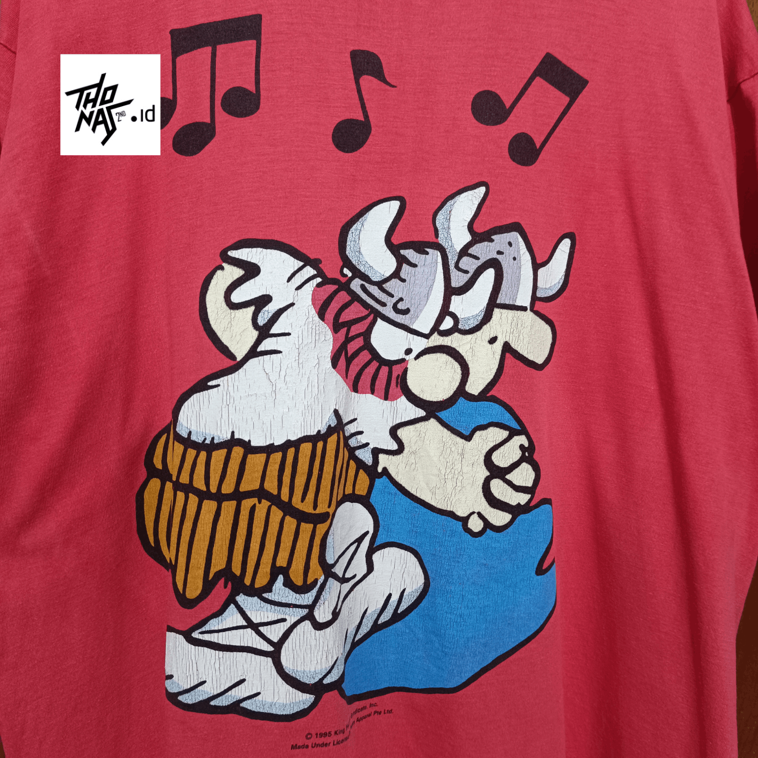 Cartoon Network Vintage 90s Hagar the Horrible Dancing Size US L / EU 52-54 / 3 - 1 Thumbnail