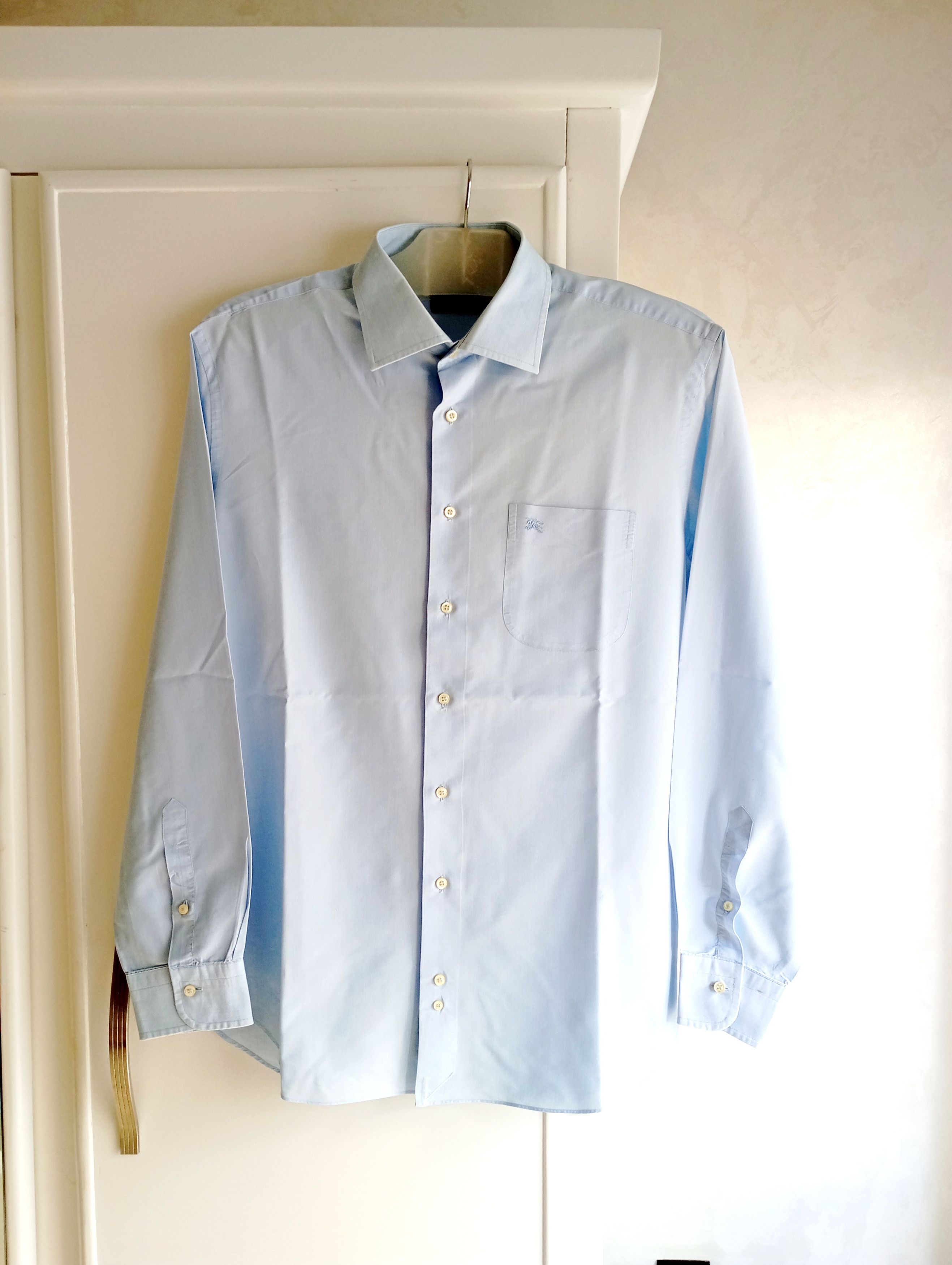 Burberry × Vintage Burberry London 90s Shirt Long Sleeve Size L Size US L / EU 52-54 / 3 - 1 Thumbnail