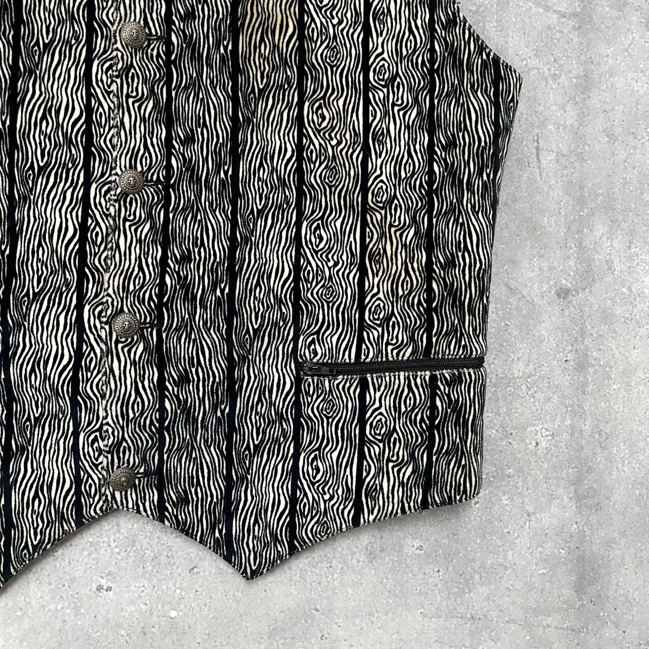 Versus Vintage 90s Versus Gianni Versace Viscose Blend Vest IT 36 Size 36S - 16 Thumbnail