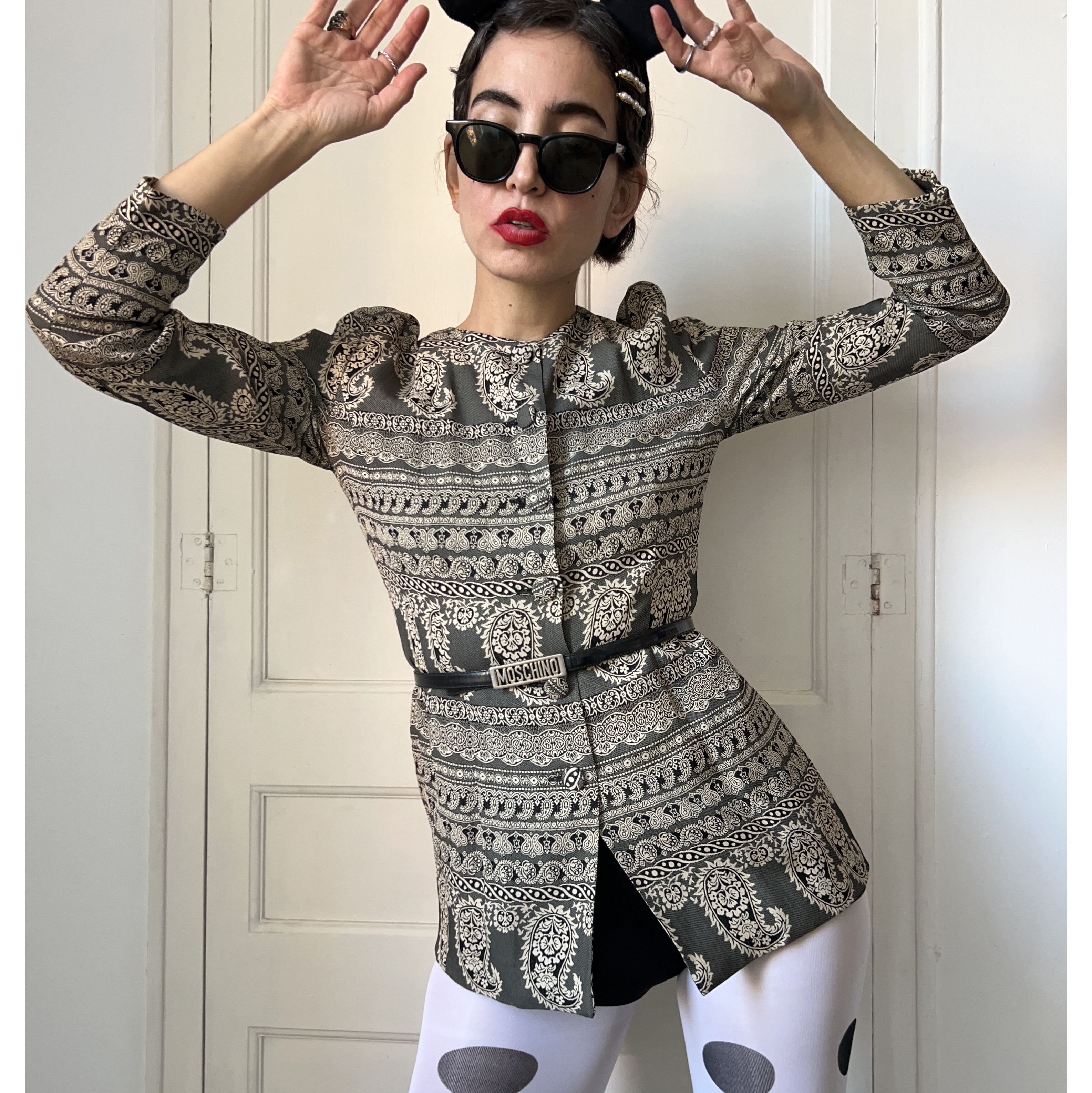 Vintage Vintage 90s Paisley Blazer Size M / US 6-8 / IT 42-44 - 5 Thumbnail