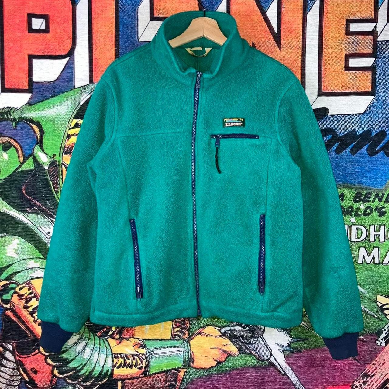 L.L. Bean Vintage 80s 90s L.L Bean Fleece Zip Up Size S/M | Grailed