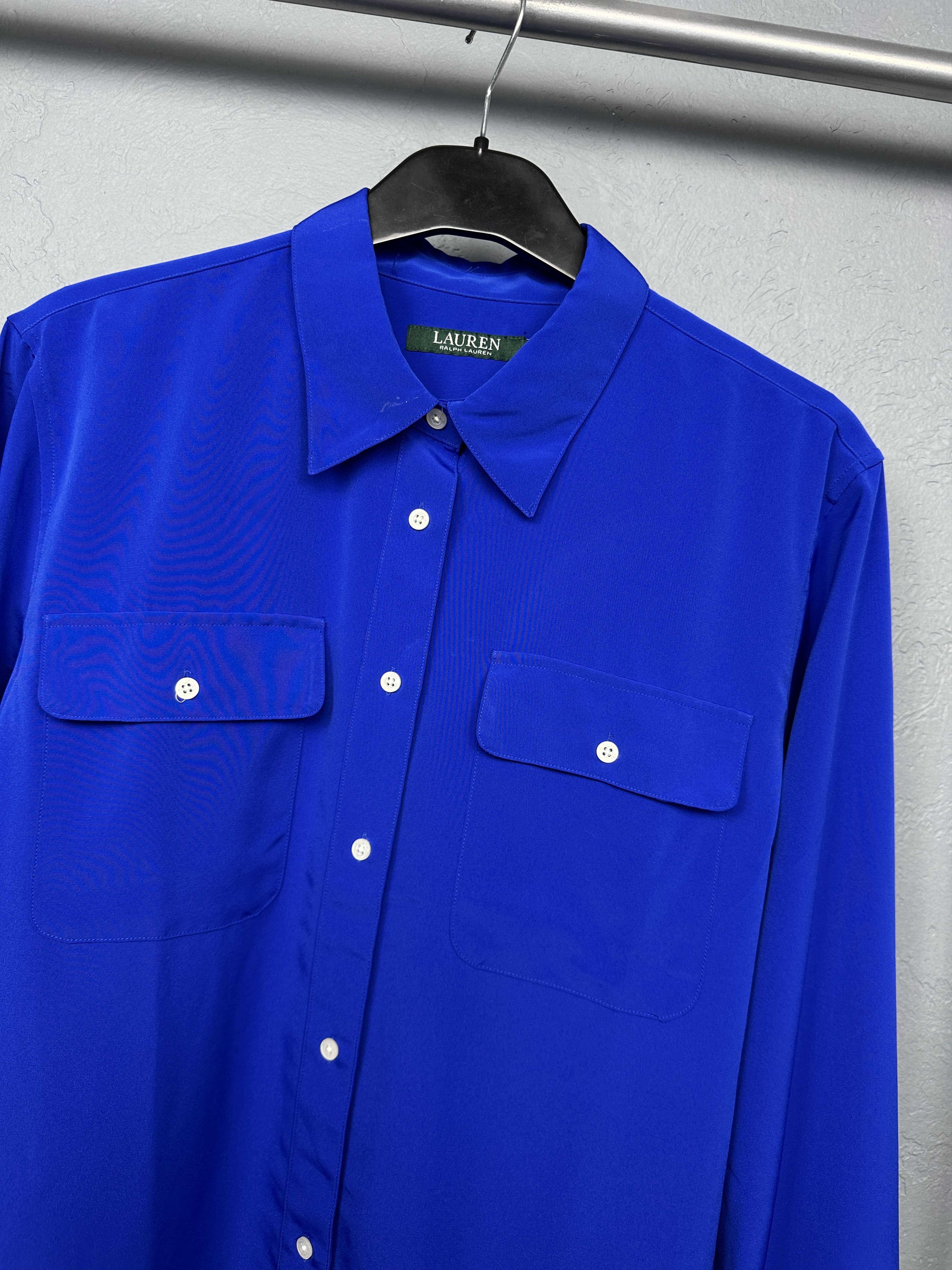 Polo Ralph Lauren Polo Ralph Lauren Vintage Womens Oversized Shirt Size L / US 10 / IT 46 - 2 Thumbnail