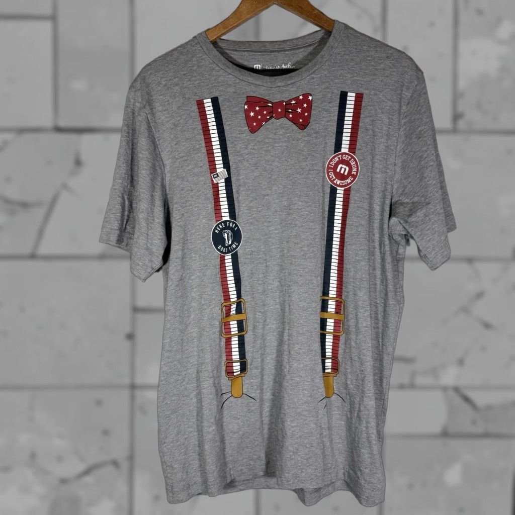 TravisMathew **Travis Mathew Gray Casual Graphic Tee Men's Size L** User: Travis Mathew Gray Casual Graphic Tee Men's Size L Size US L / EU 52-54 / 3 - 1 Thumbnail