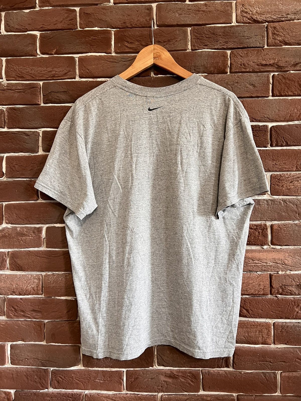 Nike Vintage 00s Nike Faith Softball Grey M Y2K T shirt Hype Size US M / EU 48-50 / 2 - 2 Thumbnail