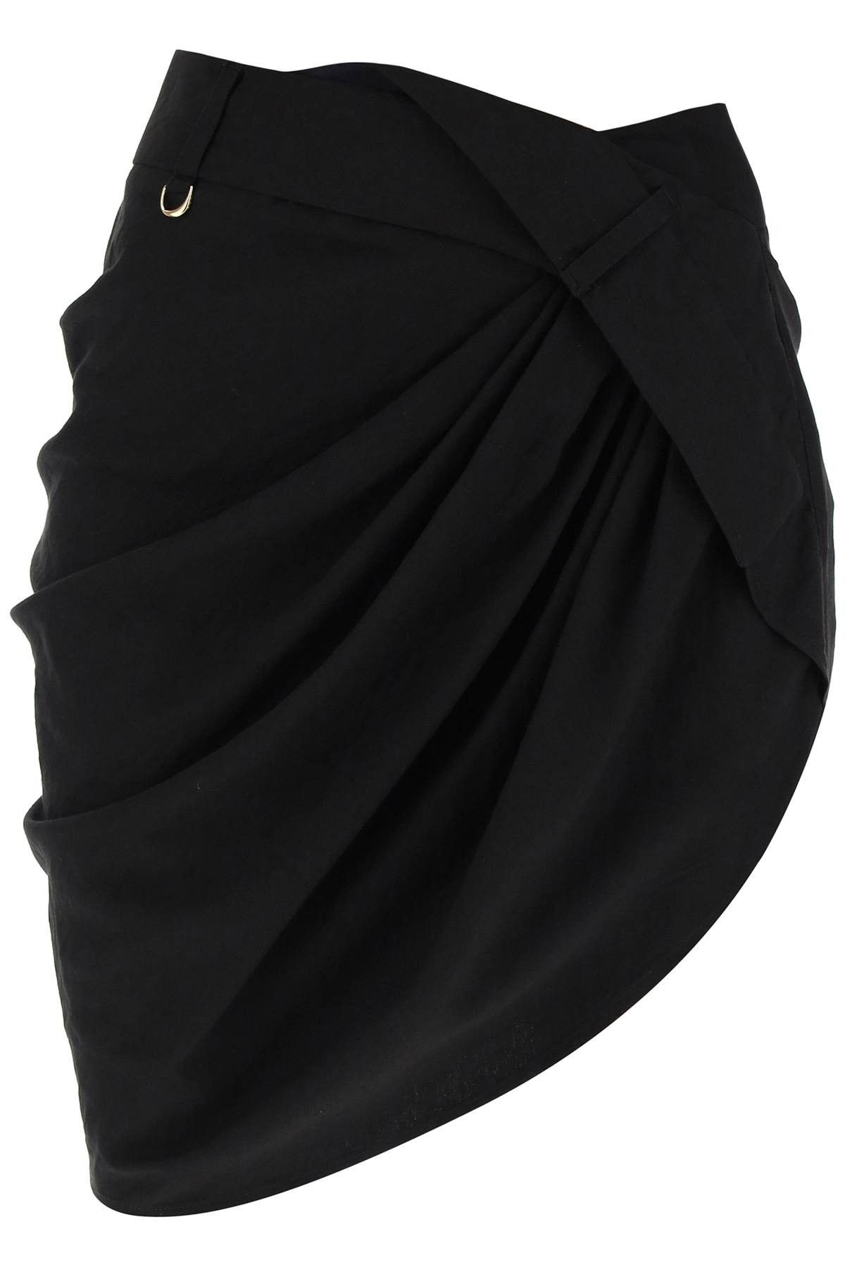 image of Jacquemus 'la Mini Jupe Saudade' Mini Skirt in Black, Women's (Size Medium)