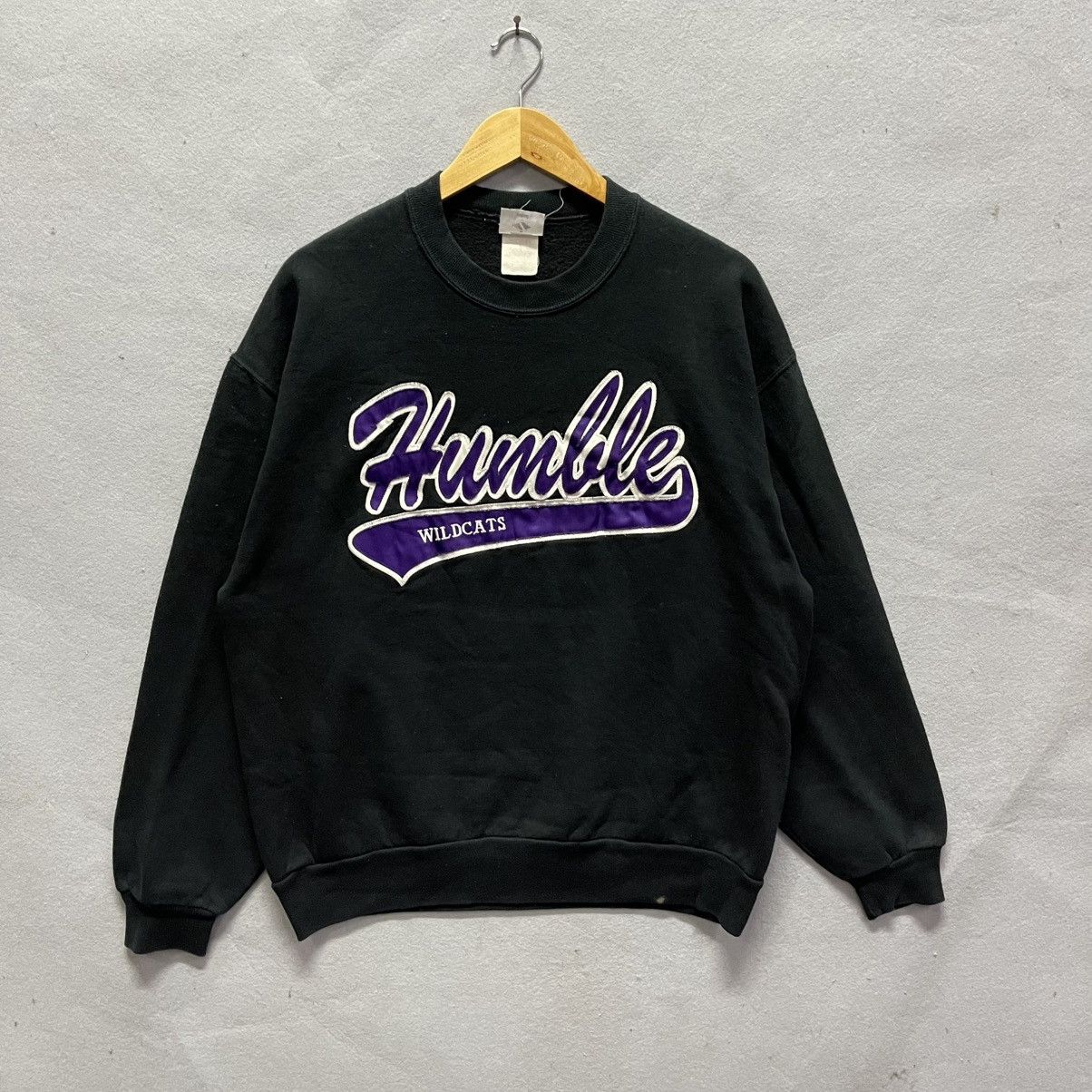 Jerzees Vintage Jerzees “Humble Wildcats” Black Crewneck Sweatshirt Size US L / EU 52-54 / 3 - 1 Thumbnail